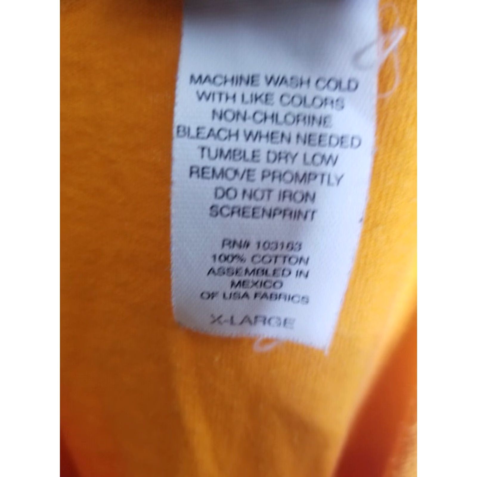 Vintage VINTAGE Top Heavy Mens XL T-Shirt Do You Mind I'm Trying To Ignore You Orange Crew Neck Short Sleeve Funny USA Shirt Mens XL Size US XL / EU 56 / 4 - 4 Thumbnail