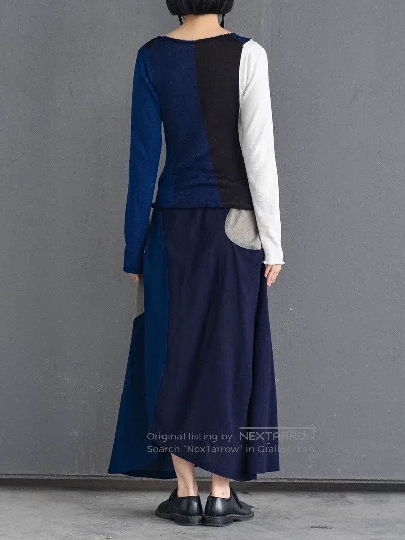 Comme des Garcons Comme Des Garcons size M Blue series deformation splicing Size 24" / US 00 / IT 34 - 8 Thumbnail
