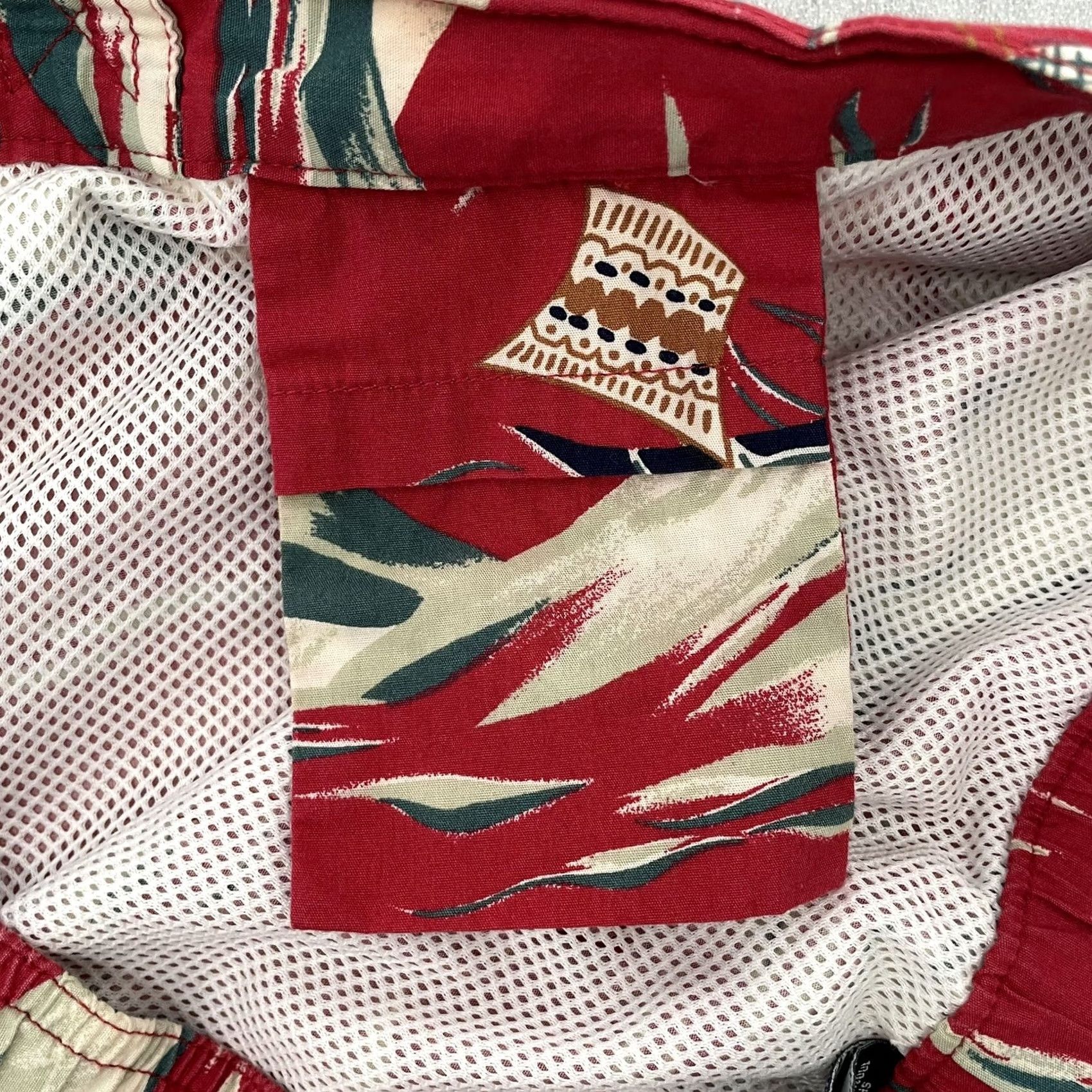 Vintage VINTAGE Ralph Lauren Polo Sport Red Hawaiian Surf Swim Trunks Adult Large Mens L Size US L / EU 52-54 / 3 - 6 Thumbnail