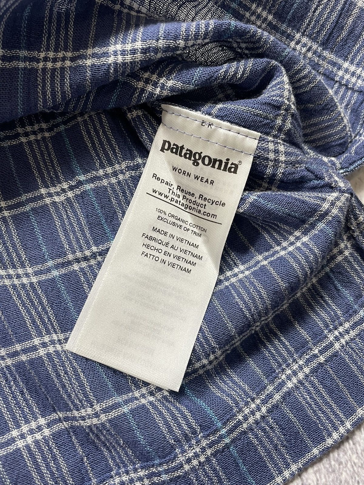 Patagonia × Vintage Patagonia Outdoor Organic Cotton Button Up Camp Shirt Size US XL / EU 56 / 4 - 9 Thumbnail