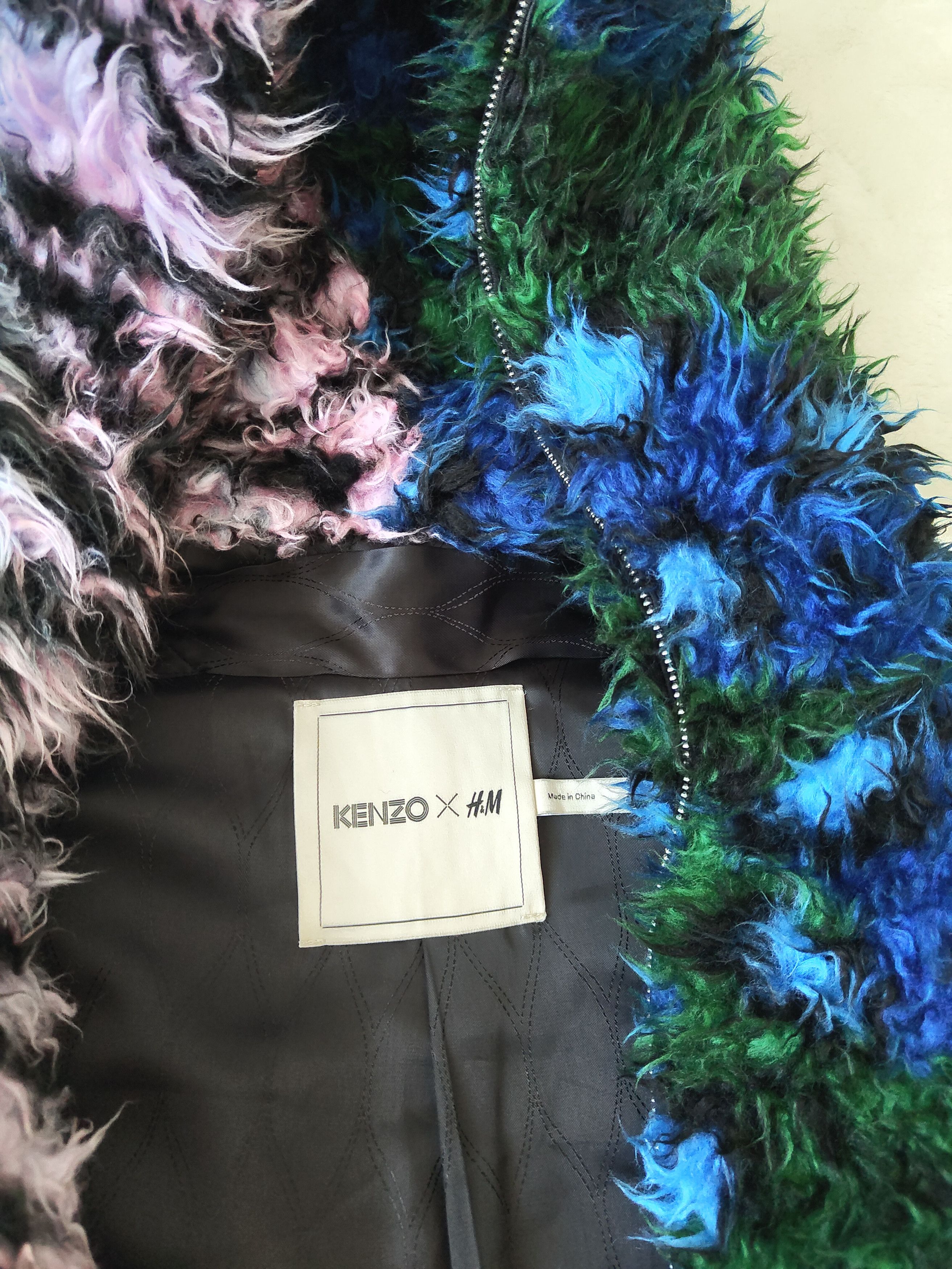 H&M × Kenzo Kenzo X HM faux fur bomber Size US M / EU 48-50 / 2 - 5 Thumbnail