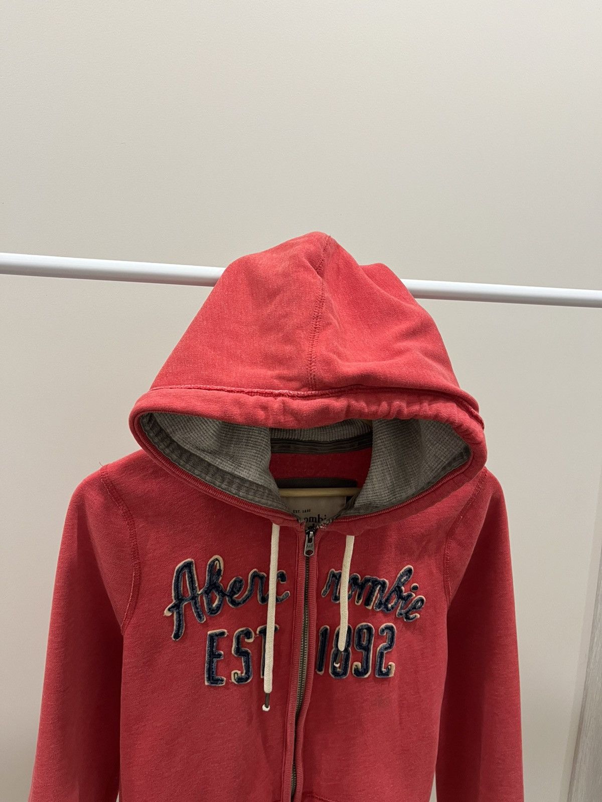If Six Was Nine Abercrombie Fitch New York 1892 Women’s Zip Up Hoodie Size L / US 10 / IT 46 - 2 Thumbnail