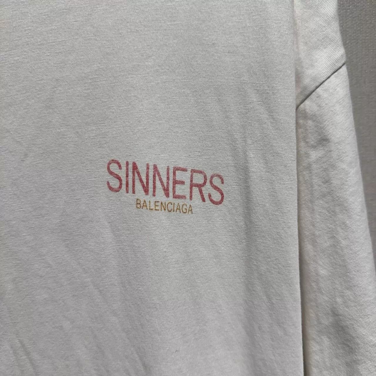 Balenciaga Balenciaga Sinners Short-Sleeve T-Shirt S 99 New Size US S / EU 44-46 / 1 - 6 Thumbnail