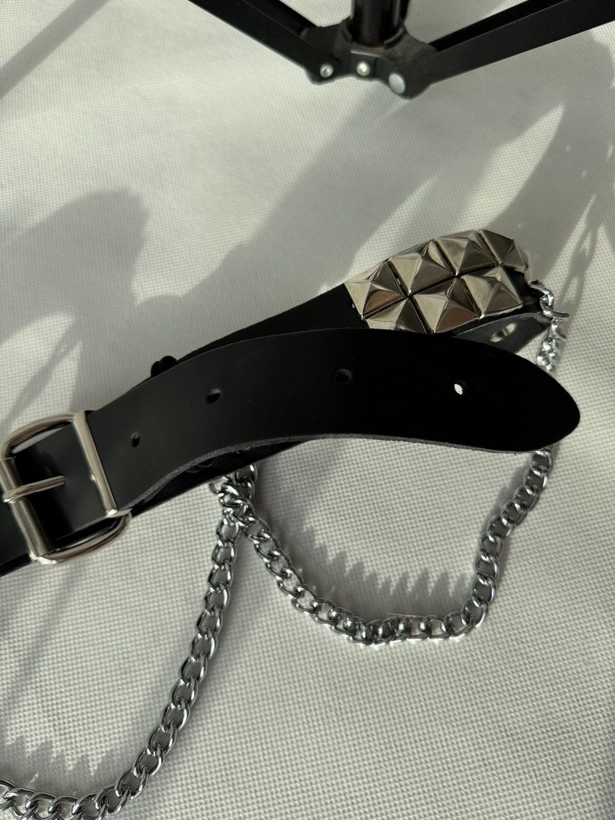 Hysteric Glamour × Japanese Brand Vintage Belts Y2K Rhinestones Punk leather belt Japanese Size ONE SIZE - 11 Thumbnail