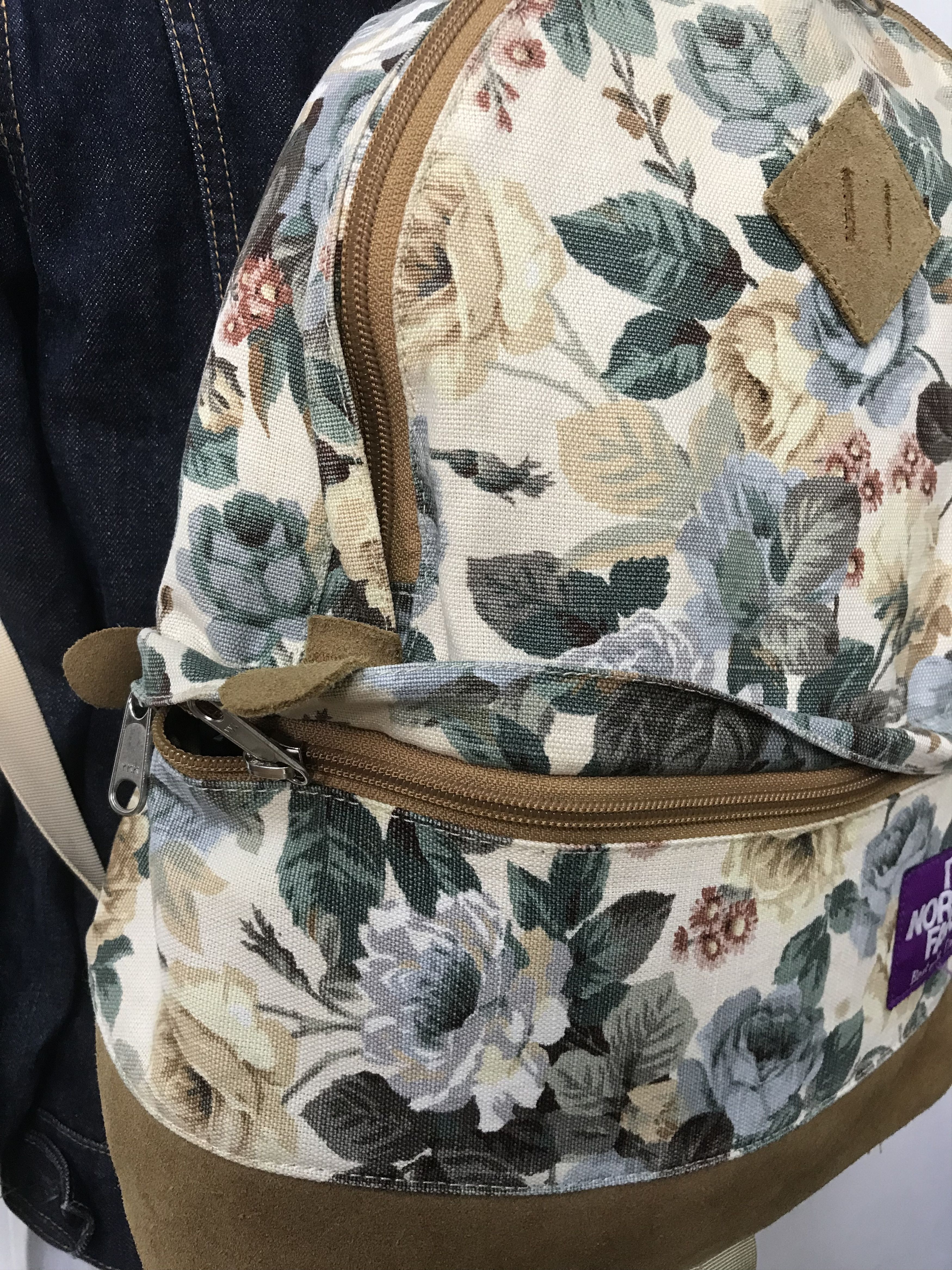 The North Face The North Face Nanamica Florist half leather Bagpack Size ONE SIZE - 7 Thumbnail