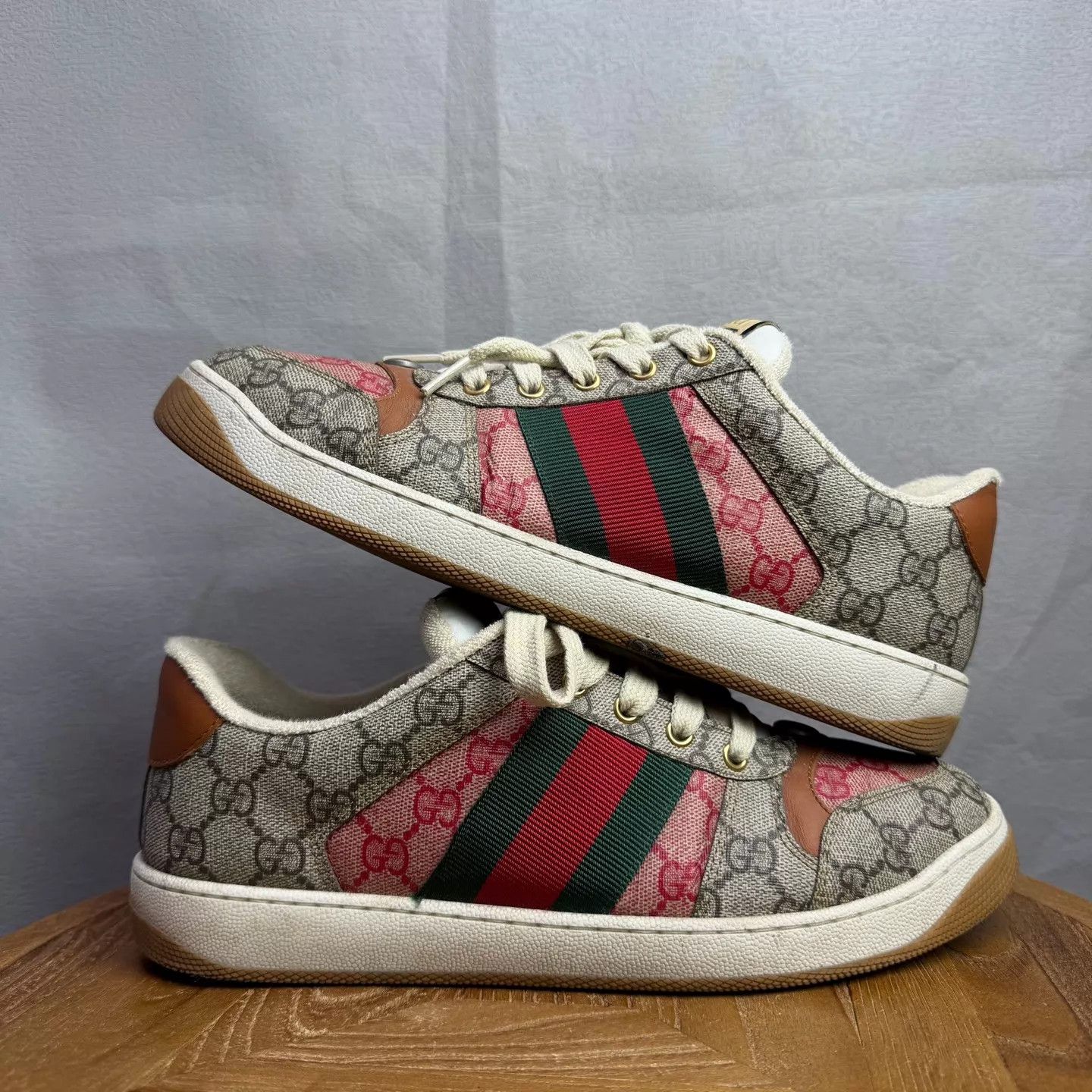 Gucci Gucci Rhyton Rabbit Year Dark Beige UK8/EU42 98New Size US 9 / EU 42 - 4 Thumbnail
