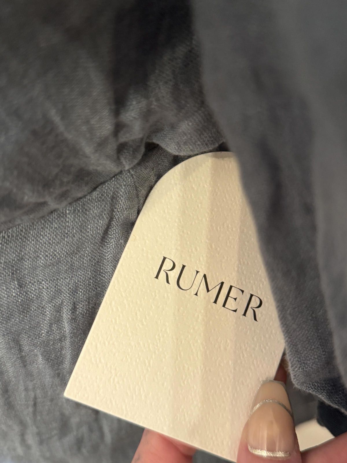 Other NEW! Rumer Mia Mini 100% Linen Dress in Lovely Blue XS Size XS / US 0-2 / IT 36-38 - 2 Thumbnail