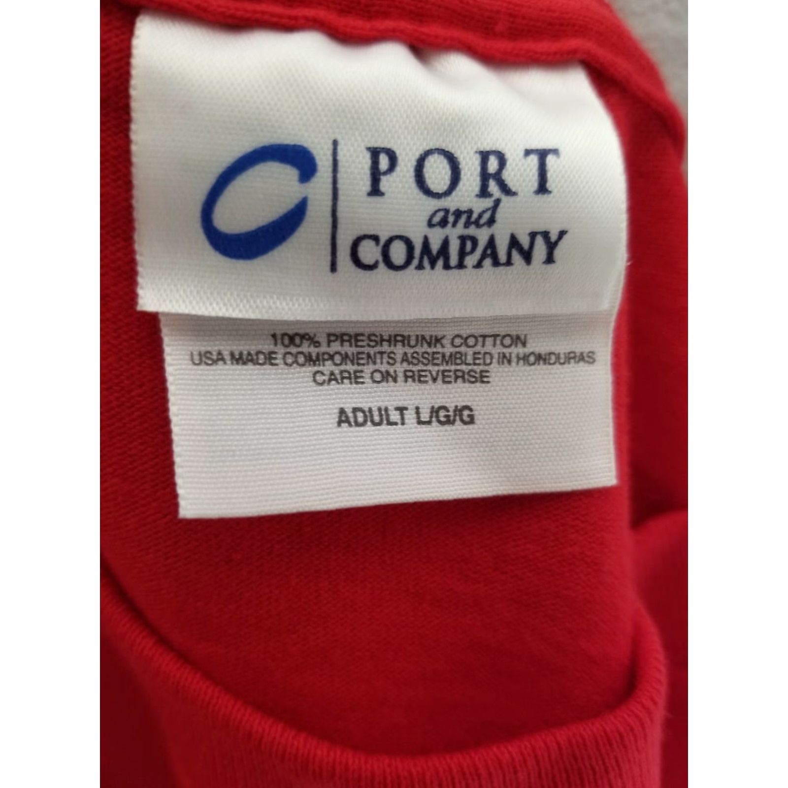 Port & Company Texas Instruments Mens L Nat’l Council of Teachers of Mathematics T Shirt Red Size US L / EU 52-54 / 3 - 4 Thumbnail
