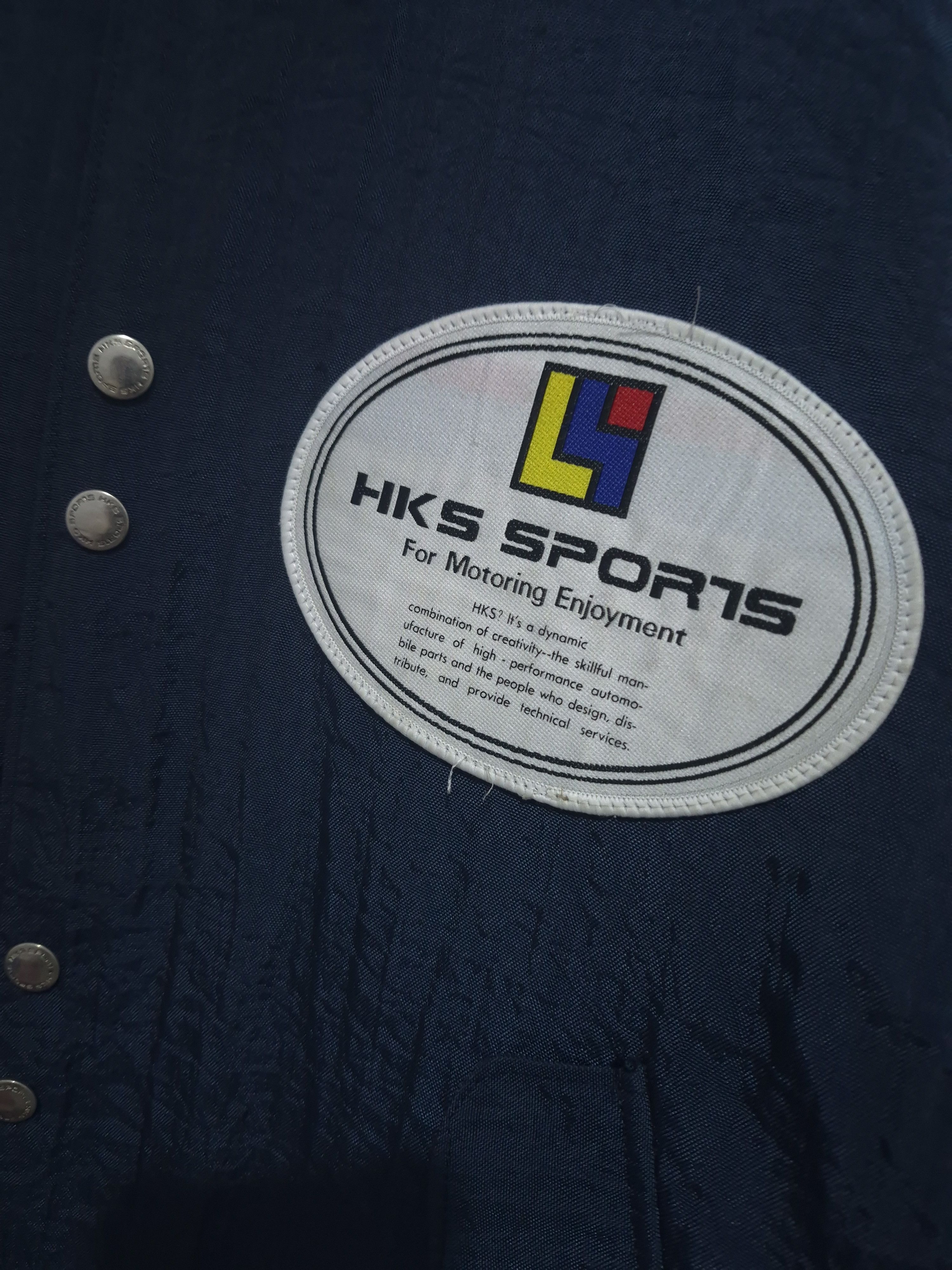 Sports Specialties VINTAGE RACING JACKET 90s HKS SPORTS JDM Size US L / EU 52-54 / 3 - 1 Thumbnail