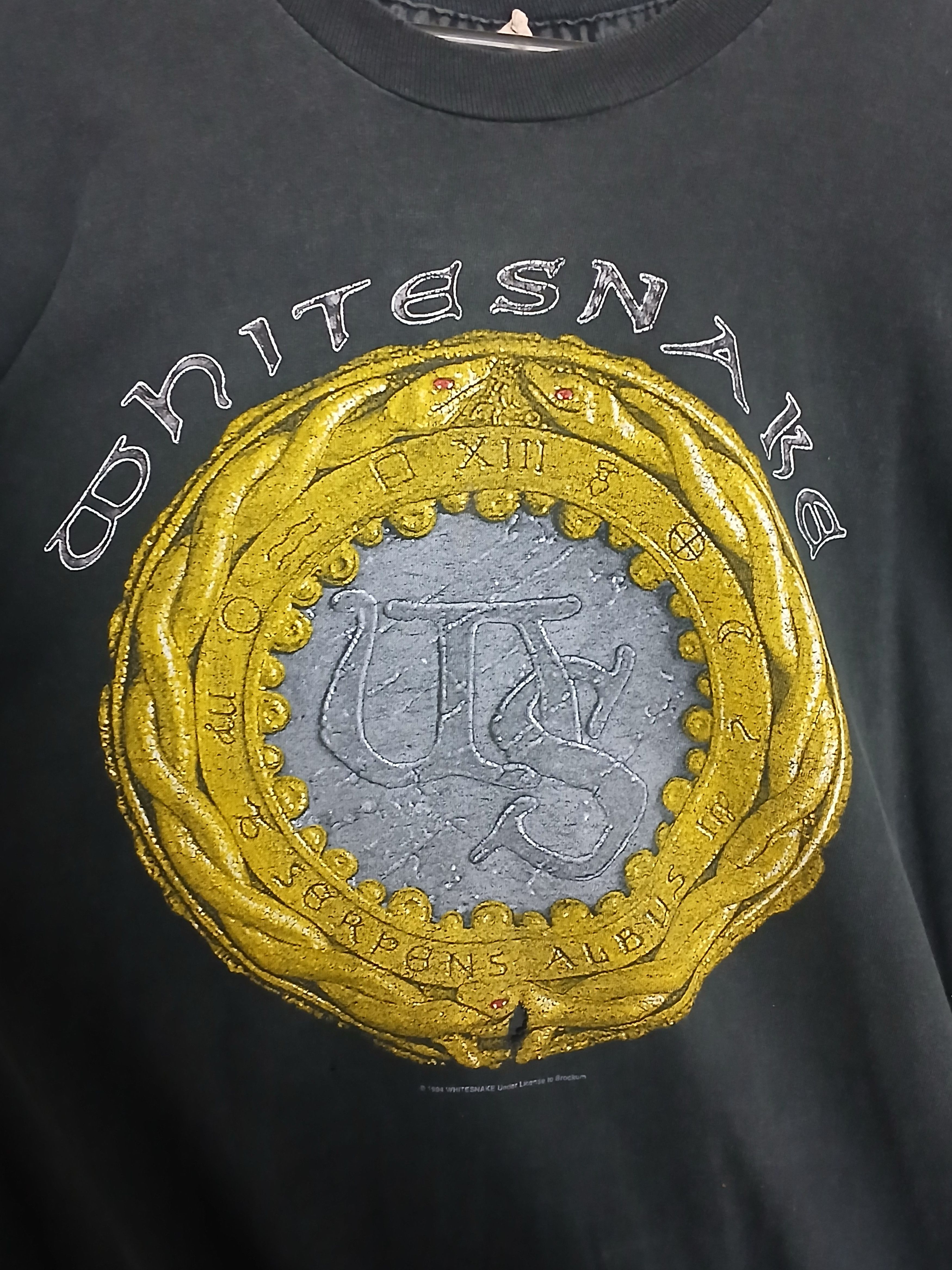 Band Tees × Vintage Vintage 1994 Whitesnake World Tour Single Stitch T-Shirt Size US M / EU 48-50 / 2 - 3 Thumbnail