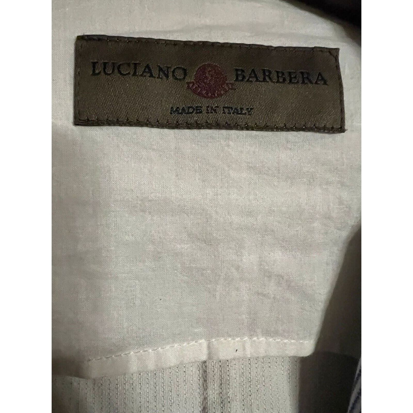 Luciano Barbera Luciano Barbera Blue And White Sport Coat 40R (Eu 50) Size 40R - 6 Thumbnail