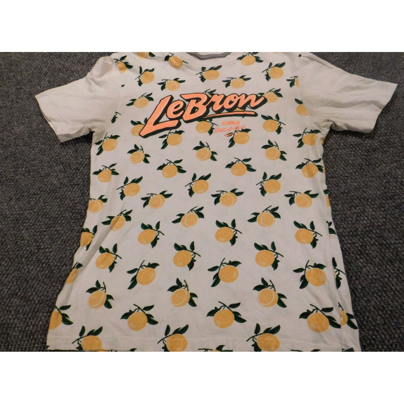 Nike Nike Shirt Mens M White Graphic Print Tee LeBron James Colorful Dri-FIT 90s Style Regular Mens Size US M / EU 48-50 / 2 - 2 Thumbnail