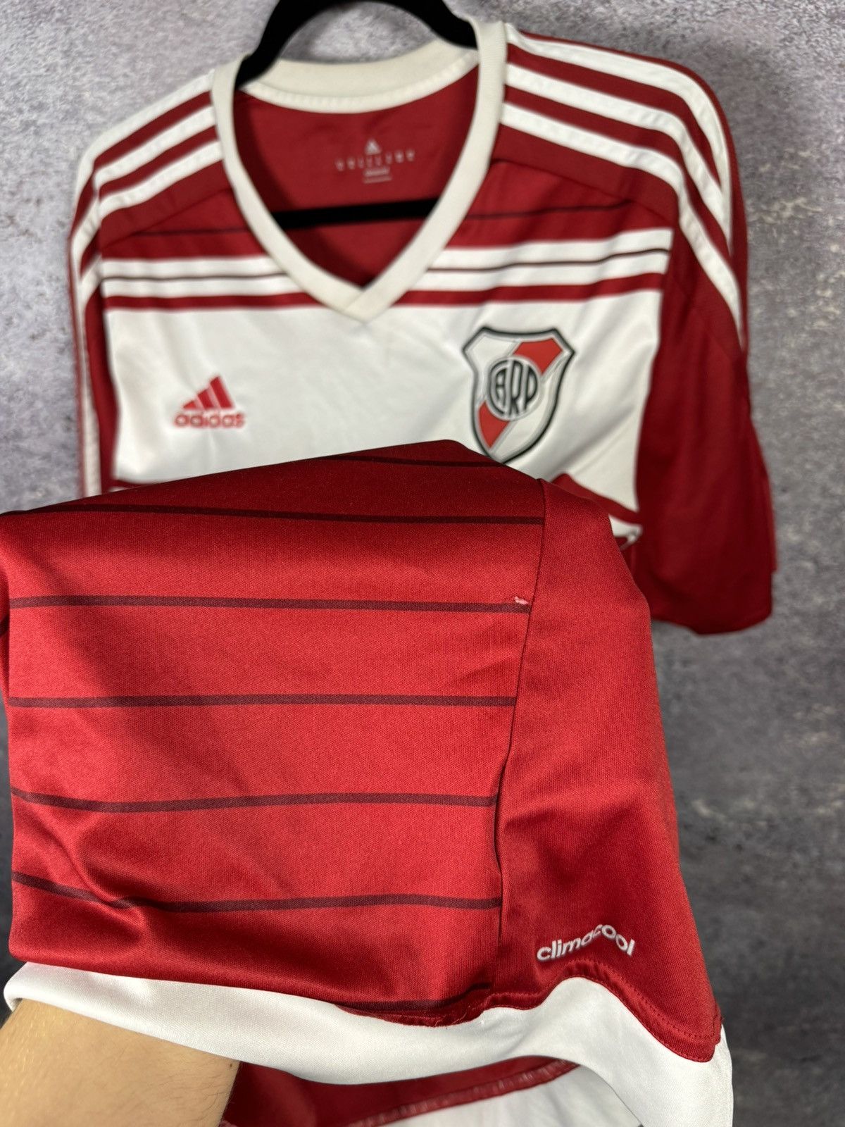 Adidas × Vintage Vintage River Plate 2016/17 Away Adidas Soccer Jersey Size US XL / EU 56 / 4 - 10 Thumbnail
