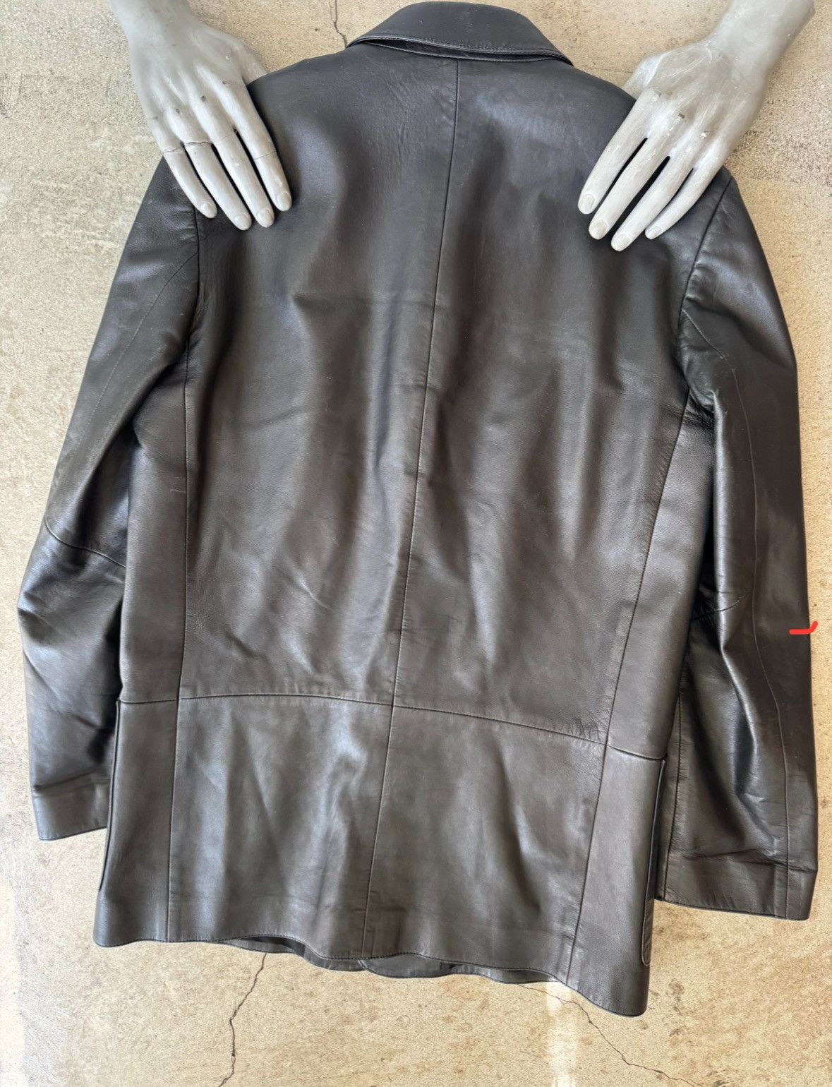 Hugo × Hugo Boss HUGO BOSS LAMB LEATHER CUPRO LOUIS BLAZER SPORTS COAT JACKET Size 42S - 2 Thumbnail