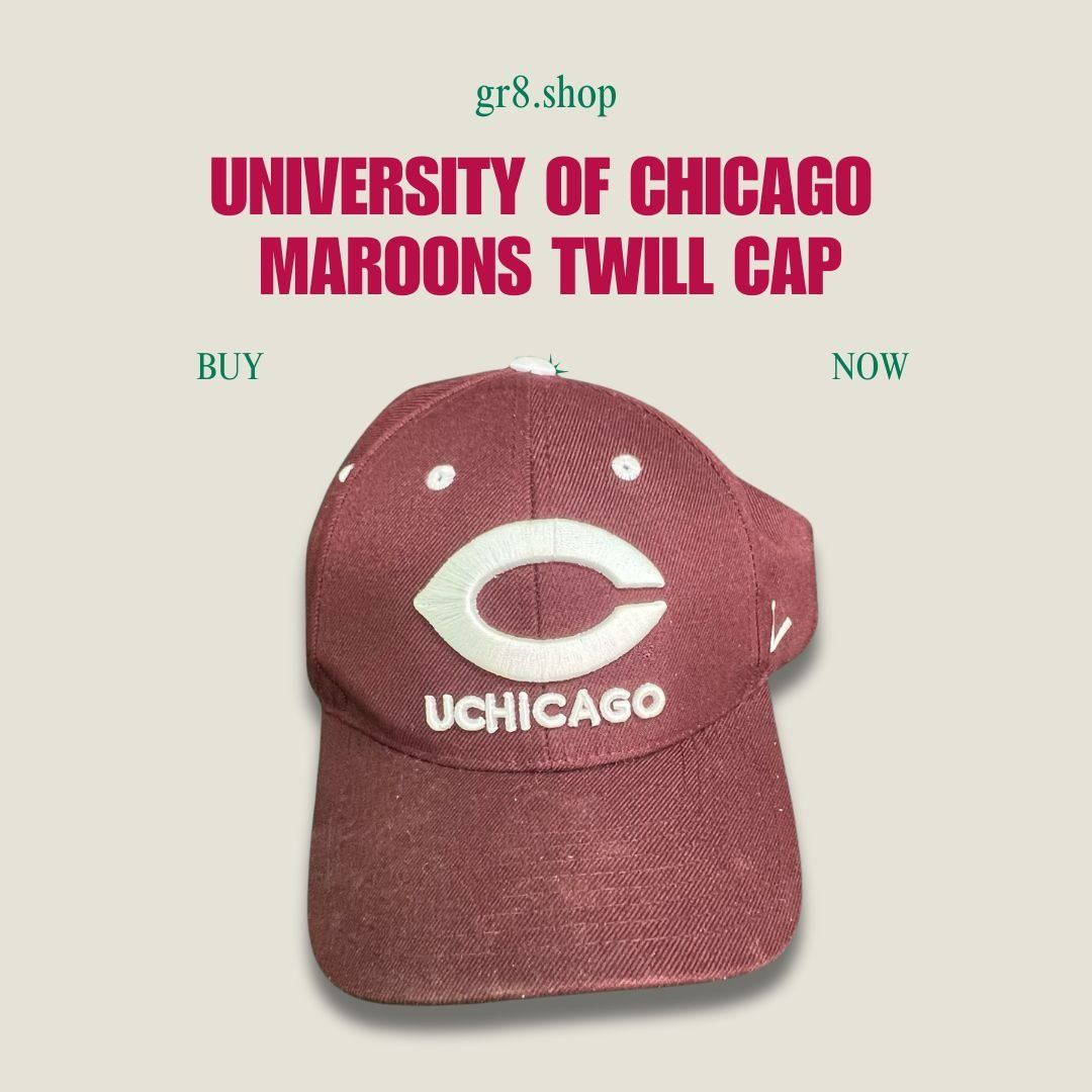 Zephyr University Of Chicago Maroons Twill Cap By Zephyr Adjustable Size ONE SIZE - 1 Thumbnail