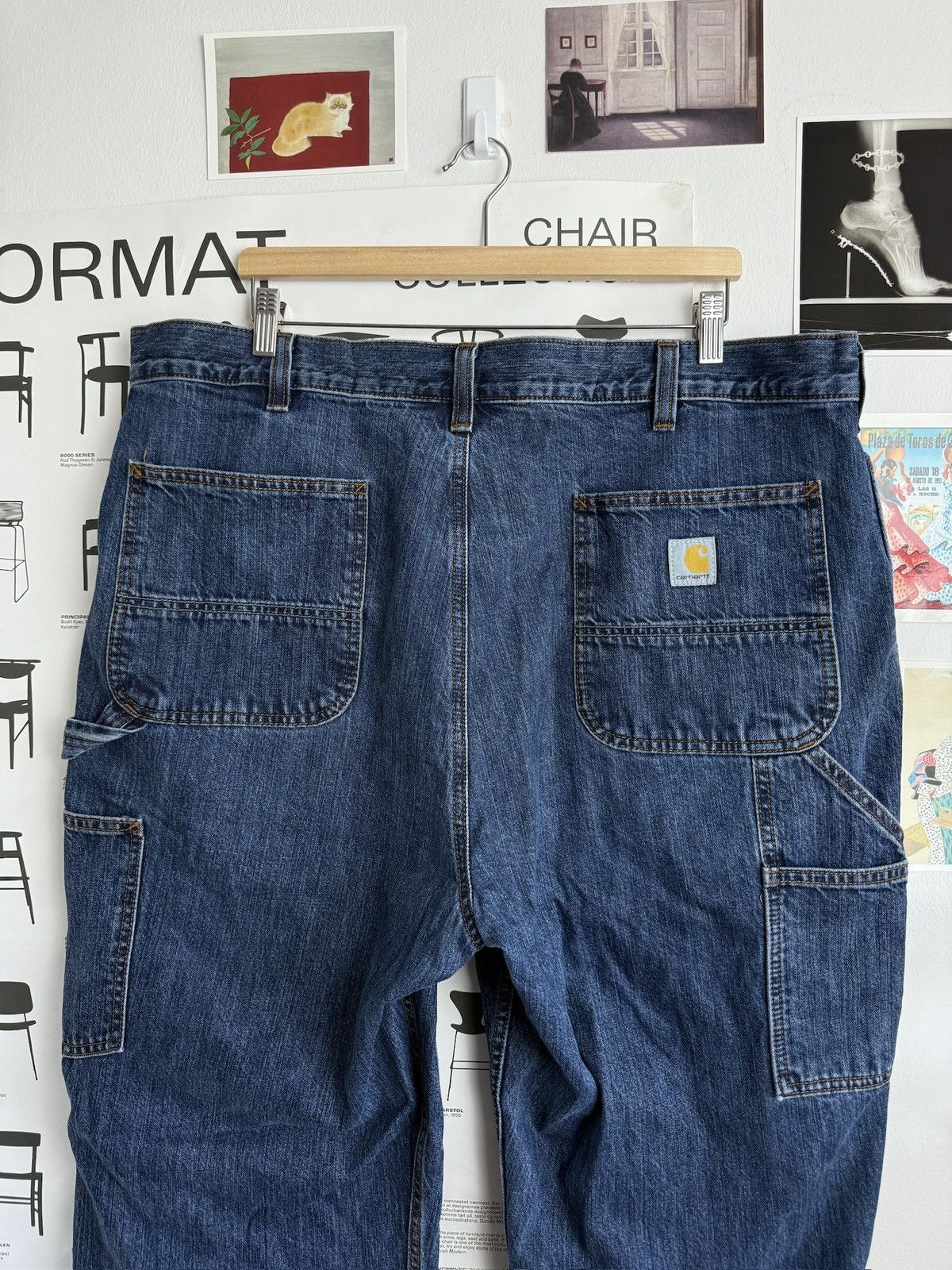 Carhartt Vintage y2k Carhartt Double knee denim pants skate workwear Size US 40 / EU 56 - 3 Thumbnail