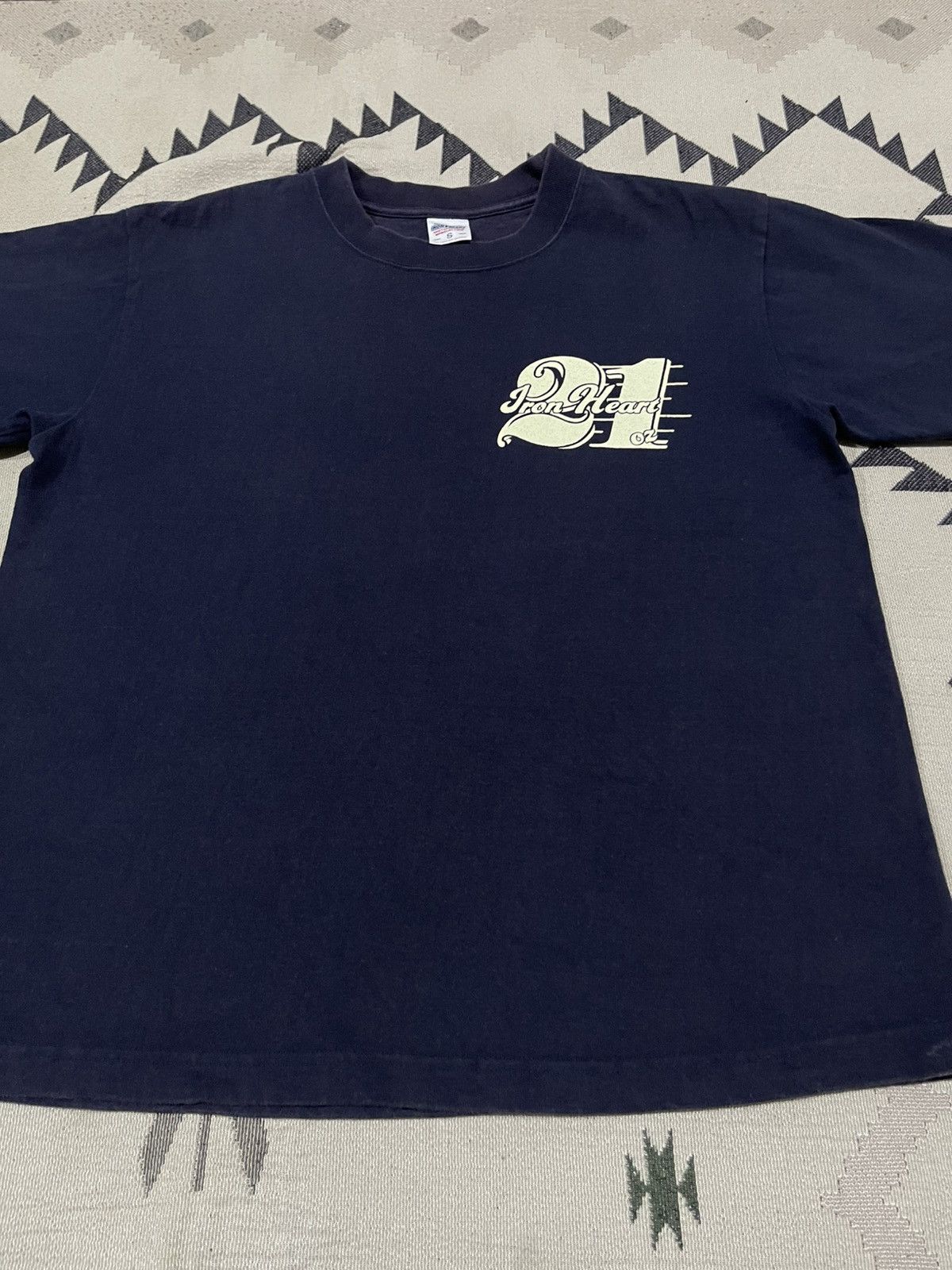 Iron Heart 2000s IRON HEART 21oz SHORT SLEEVE SUNFADED Size US S / EU 44-46 / 1 - 6 Thumbnail