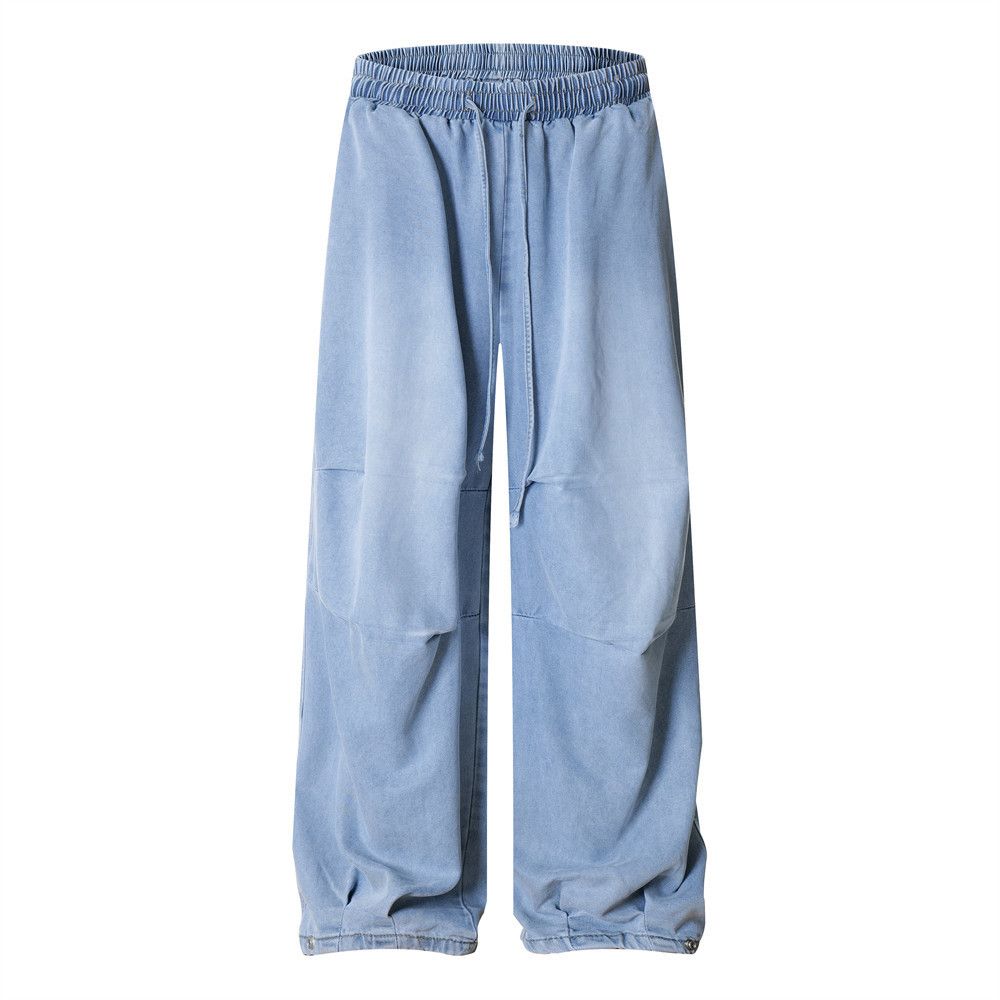 Jean Men's casual hip-hop street style washed denim jeans Size US 32 / EU 48 - 1 Thumbnail