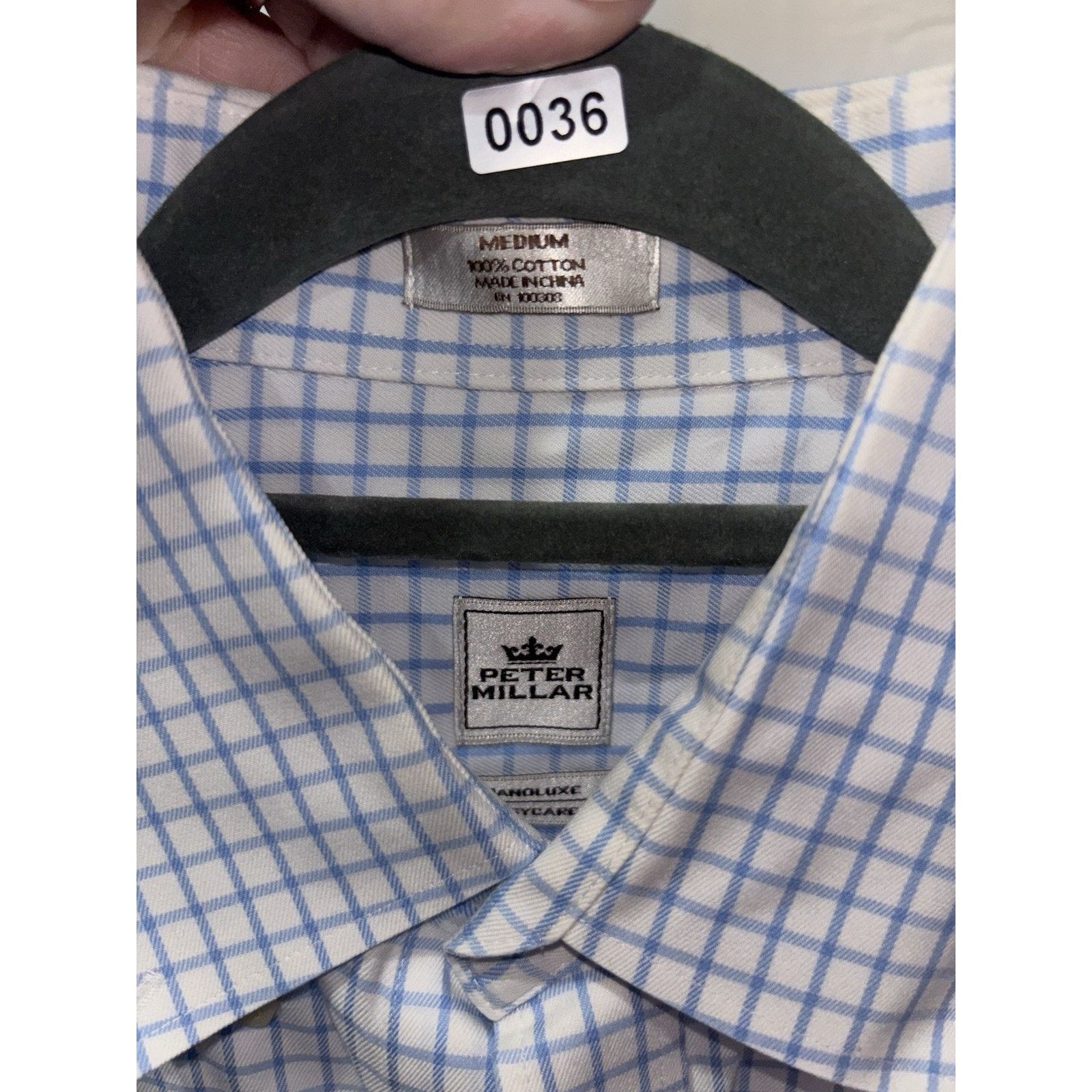 Peter Millar Peter Millar Mens Button Up Long Sleeve Dress Shirt- Size M Size US M / EU 48-50 / 2 - 4 Thumbnail