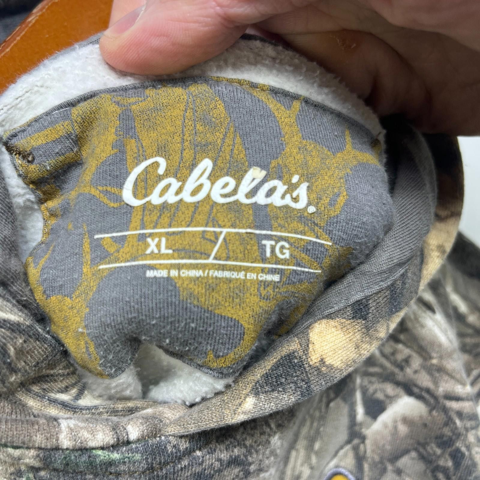 Cabelas Vintage Cabela's Real Tree Camo Hoodie Youth XL Size US XL / EU 56 / 4 - 4 Thumbnail