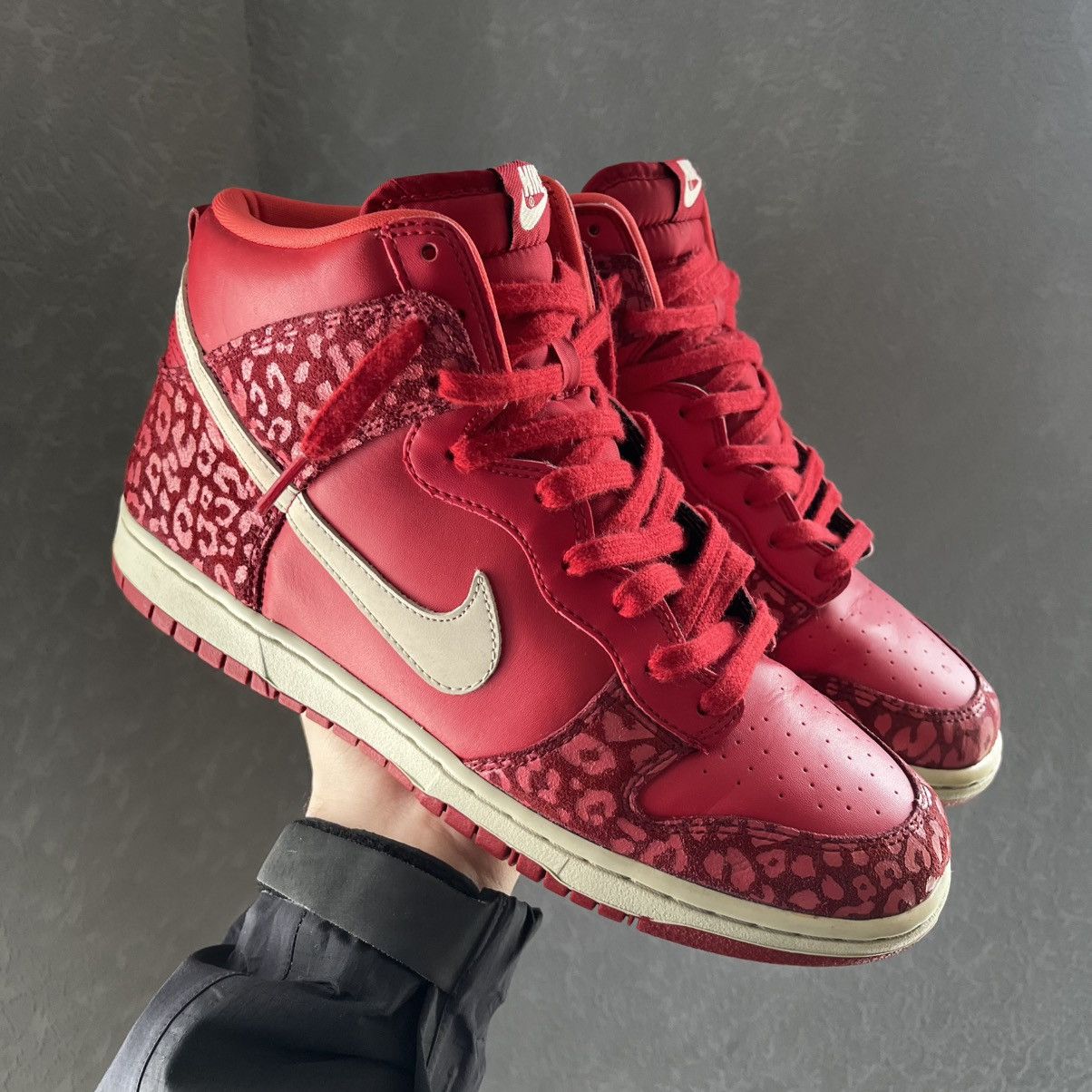 Nike Nike Dunk Red Leopard Vintage 2011 Size US 9 / EU 42 - 1 Thumbnail