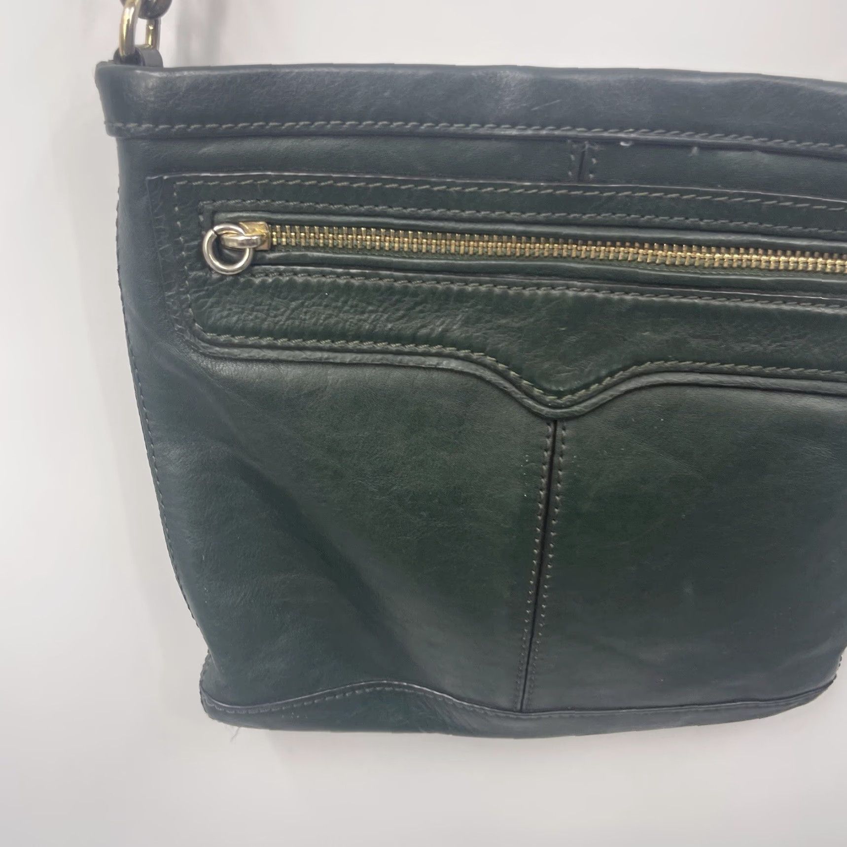 Rebecca Minkoff VINTAGE Rebecca Minkoff Sawyer M.A.B. Purse Crossbody Bag Green Small Women's Leather Bag "M.A.B." Pouch Zip Quiet Lux Size S / US 4 / IT 40 - 6 Thumbnail