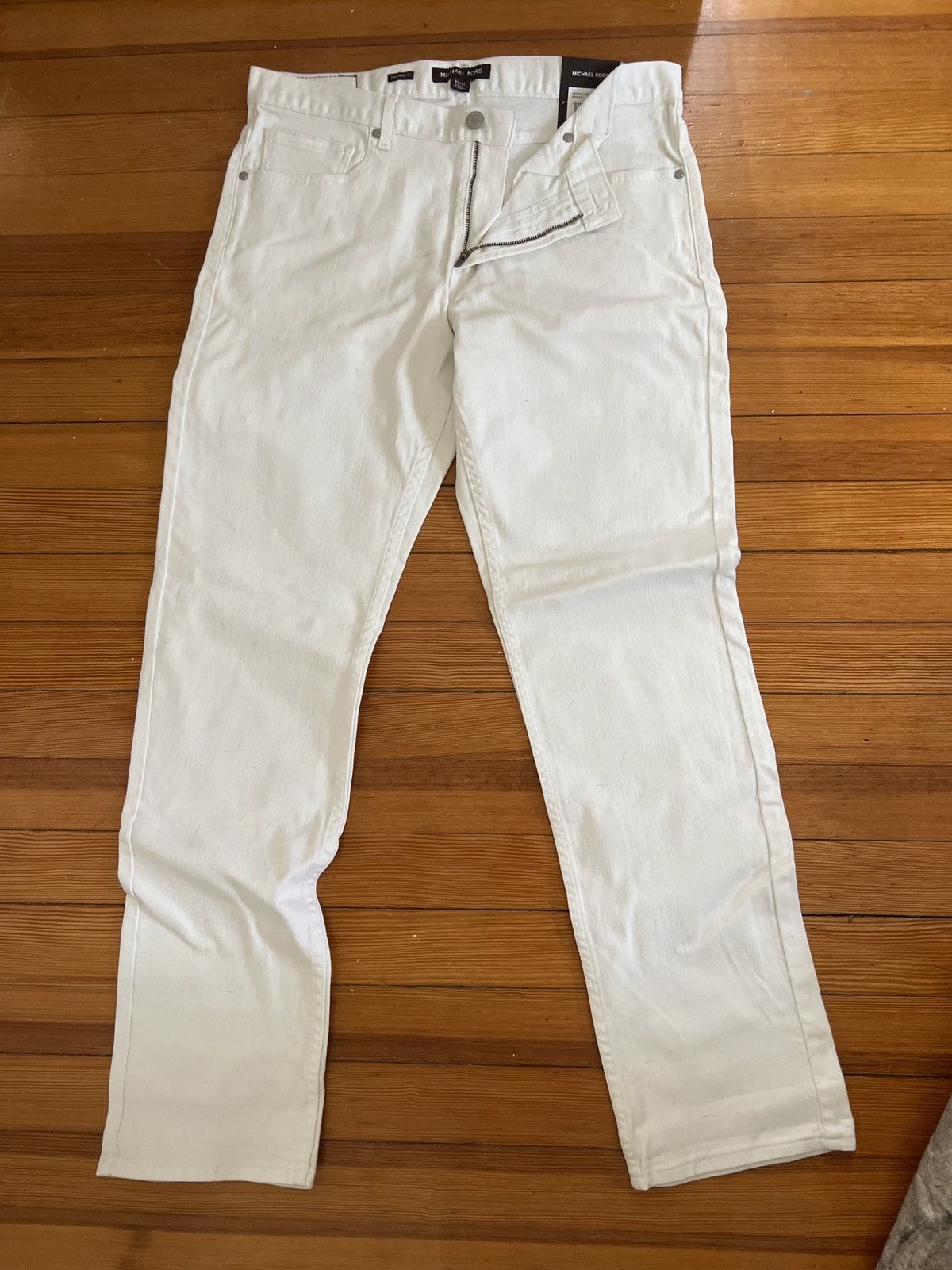 Michael Kors Brand New Michael Kors White Jeans Size US 32 / EU 48 - 1 Thumbnail