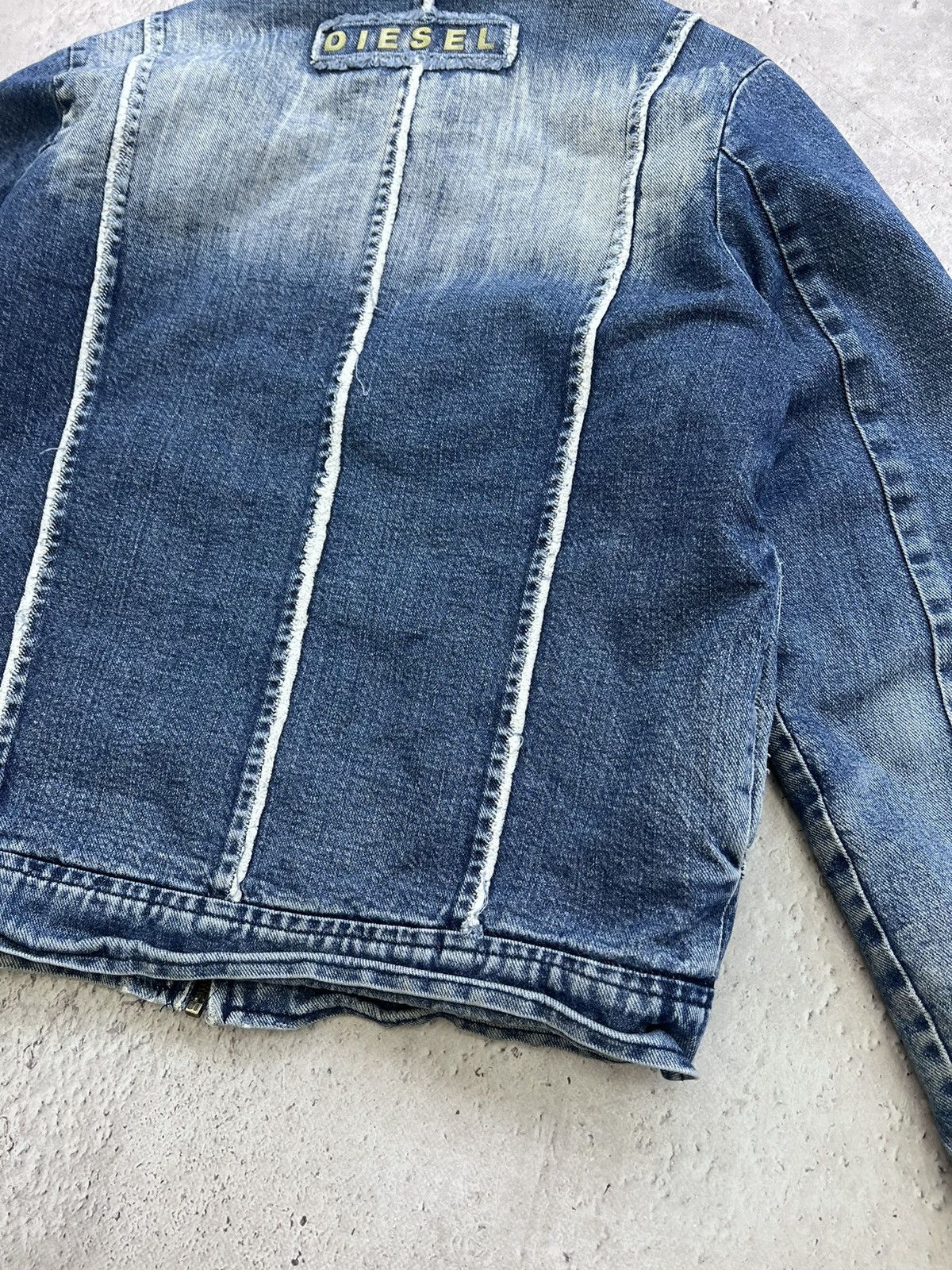 Diesel × Vintage Vintage Diesel Moto Racer Zipper Punk Jacket Avant Garde Size US M / EU 48-50 / 2 - 14 Thumbnail