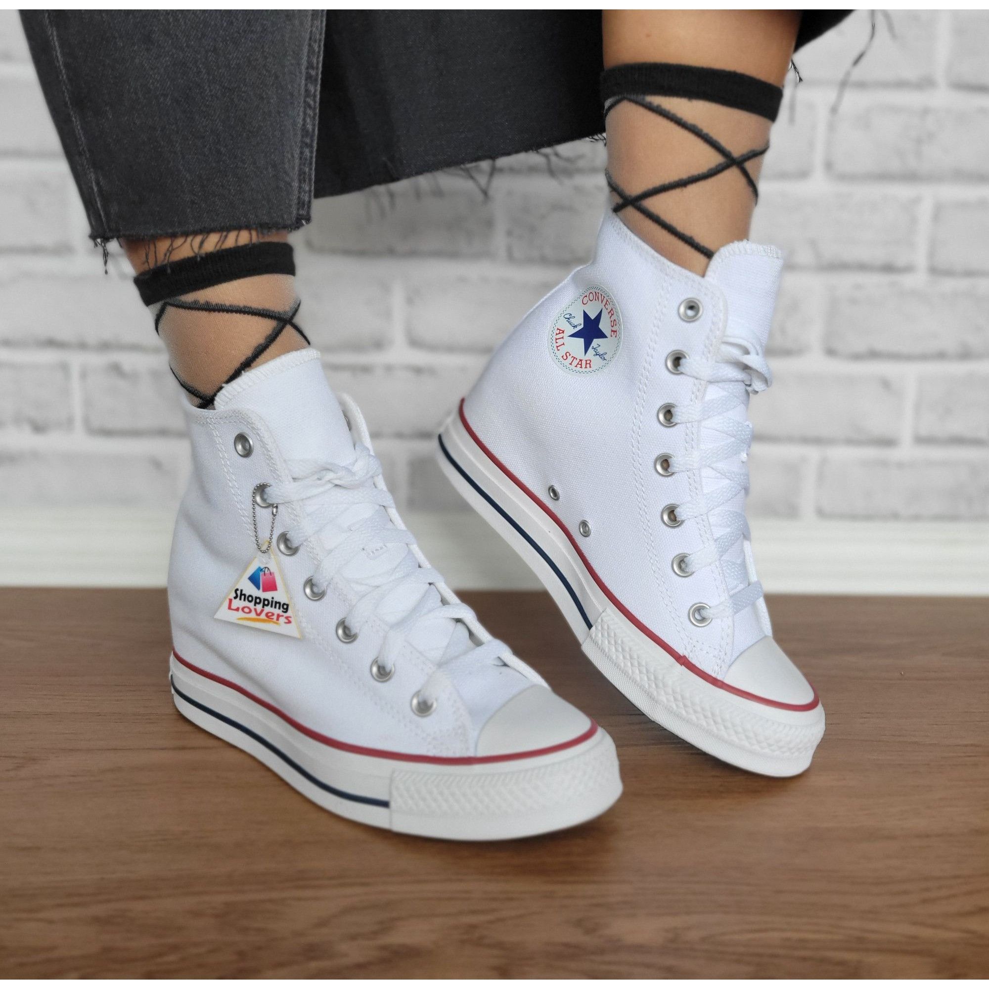 ⭐Converse Chuck Taylor Wedge Platform Sz 7.5 Womens Shoes Sn