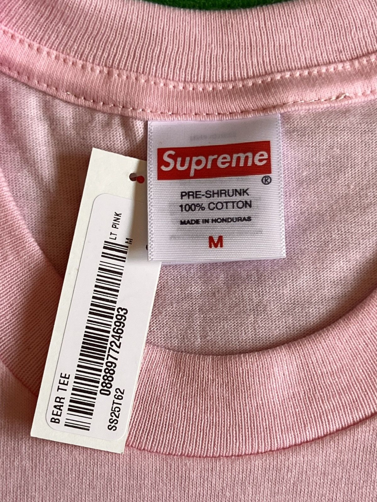 M Supreme Bear Tee 2025 light pink teddy cry tears peluche