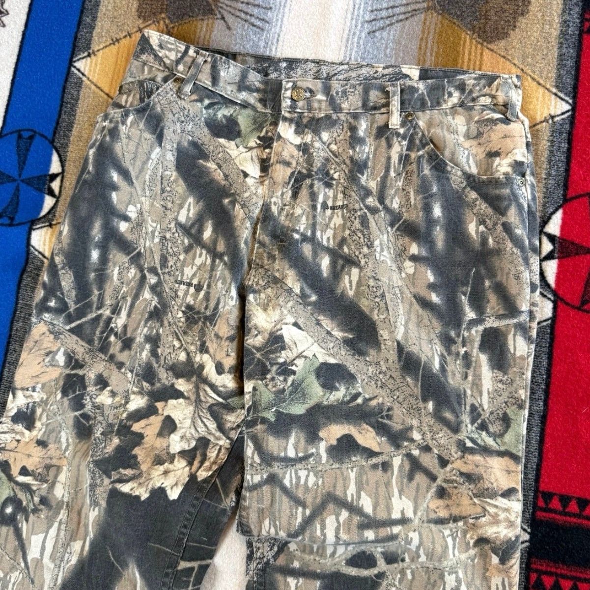 Vintage VINTAGE Cabela’s Jeans Camouflage 36x30 Men Mossy Oak Break Up Camouflage Hunting Outdoor 90s Camouflage Style Straight Size US 36 / EU 52 - 5 Thumbnail
