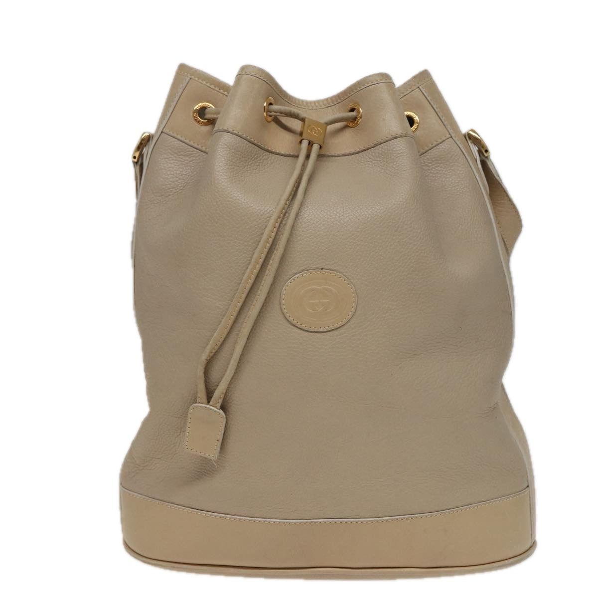 Gucci Beige Leather Shoulder Bag (Pre-Owned) Size ONE SIZE - 1 Thumbnail
