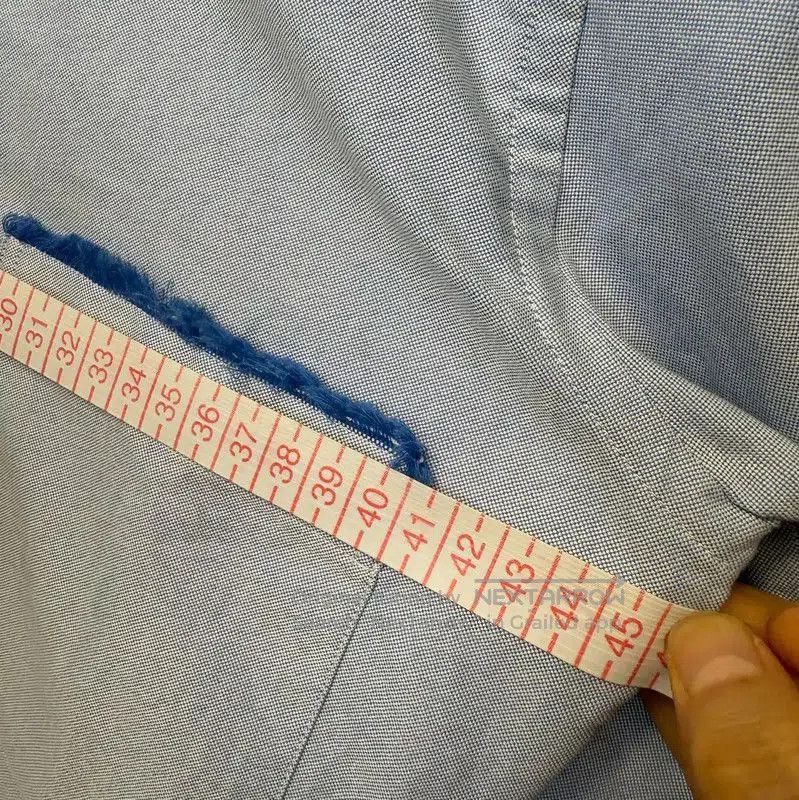Thom Browne Thom Browne Light Blue Striped Long Sleeve Shirt . Size US S / EU 44-46 / 1 - 6 Thumbnail