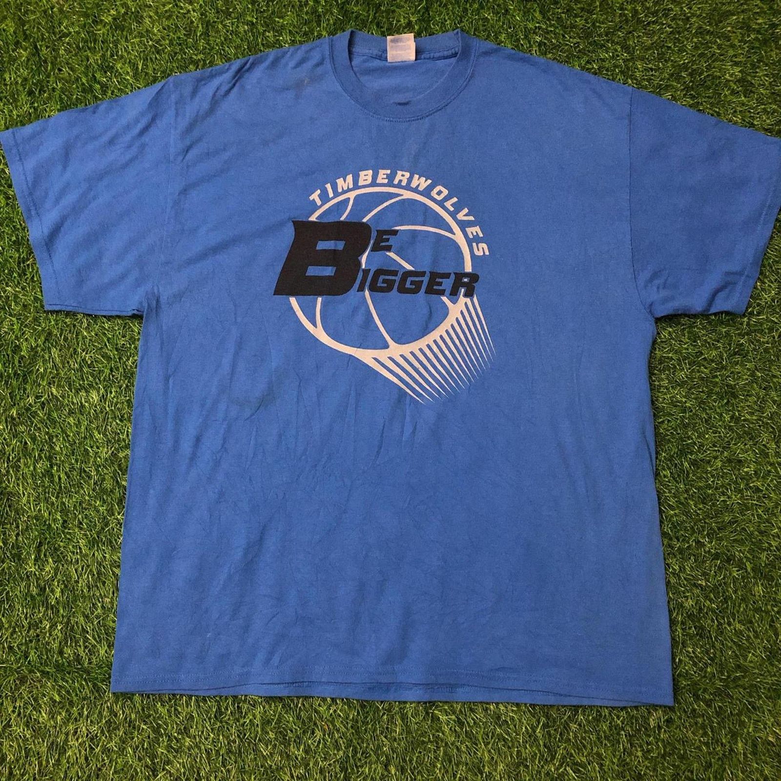 Other Men’s Blue Timberwolves ‘Be Bigger’ Graphic Basketball Tee Size US XL / EU 56 / 4 - 1 Thumbnail