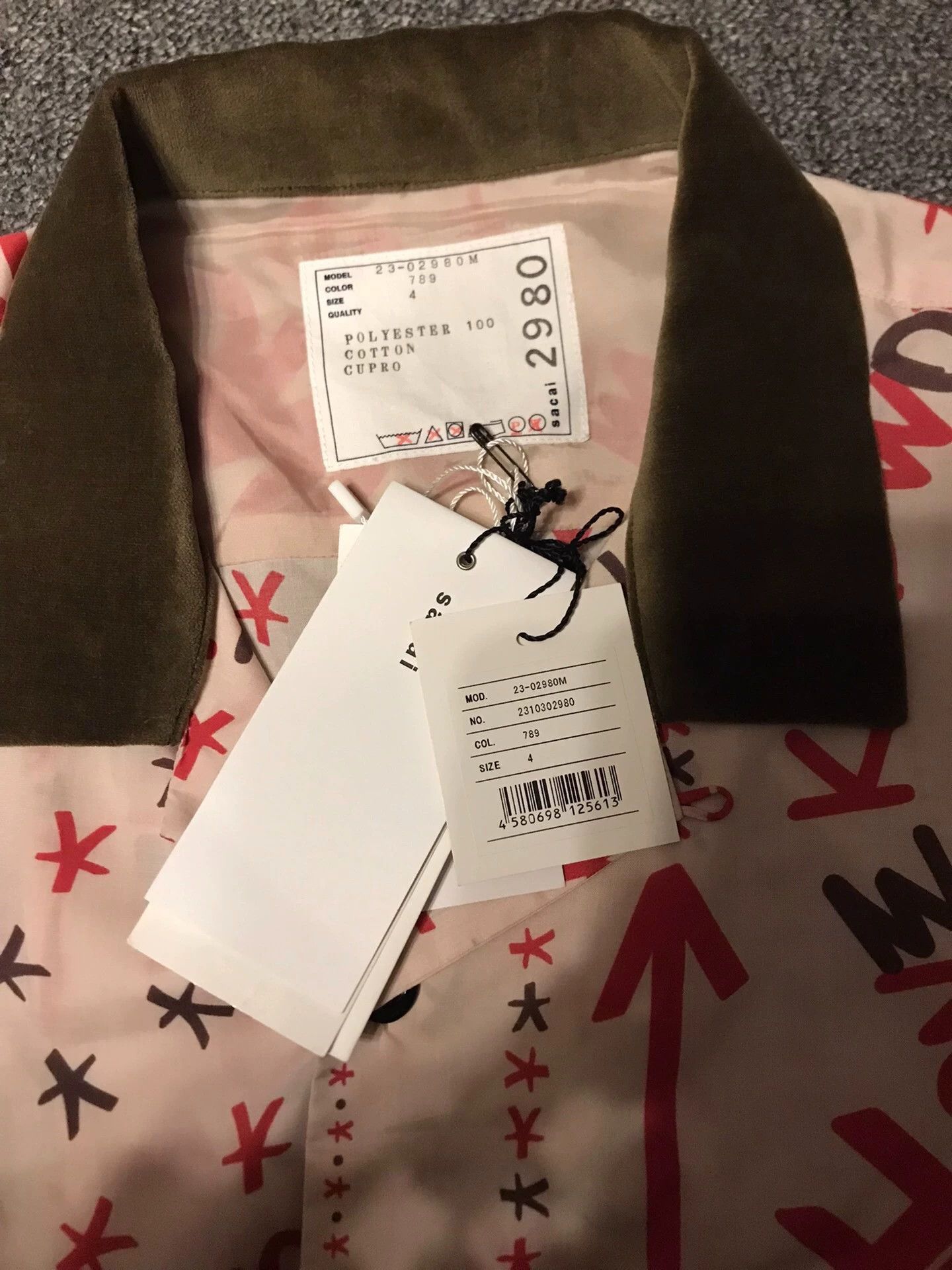 Sacai Sacai Short-Sleeve Shirt Double Pocket Logo New Size4 Size US XL / EU 56 / 4 - 4 Thumbnail