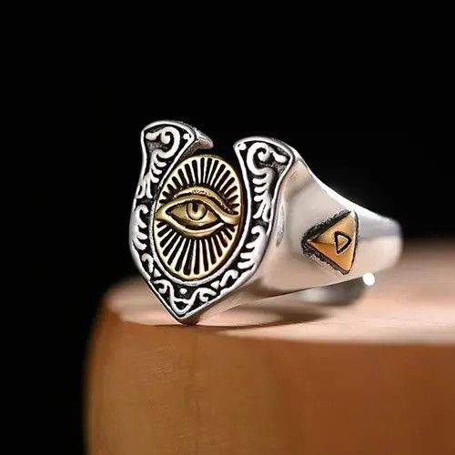 Other Illuminati Modern Jewelry Rings Open Chrome Ring (Size 7-13) Size ONE SIZE - 4 Thumbnail