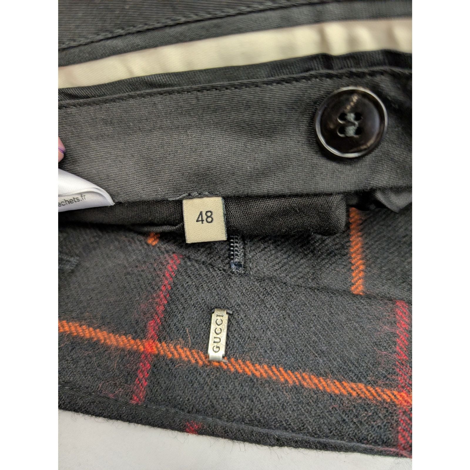 Gucci o1rshd1 Checked Dress Pant in Multicolor Size US 32 / EU 48 - 14 Thumbnail