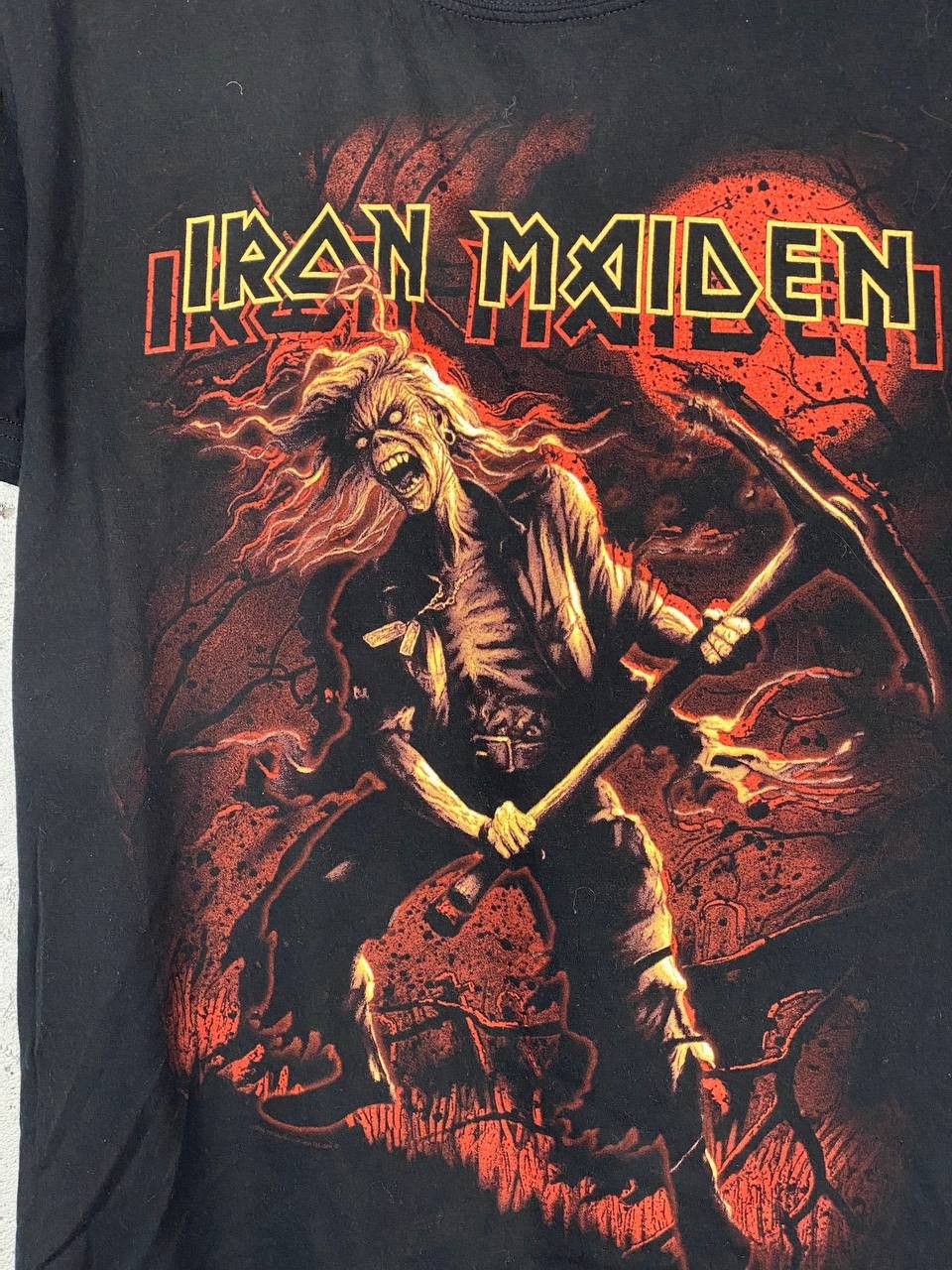 Band Tees × Iron Maiden × Vintage Vintage Iron Maiden Monsters Of Rock Tour T-Shirt Size US L / EU 52-54 / 3 - 3 Thumbnail