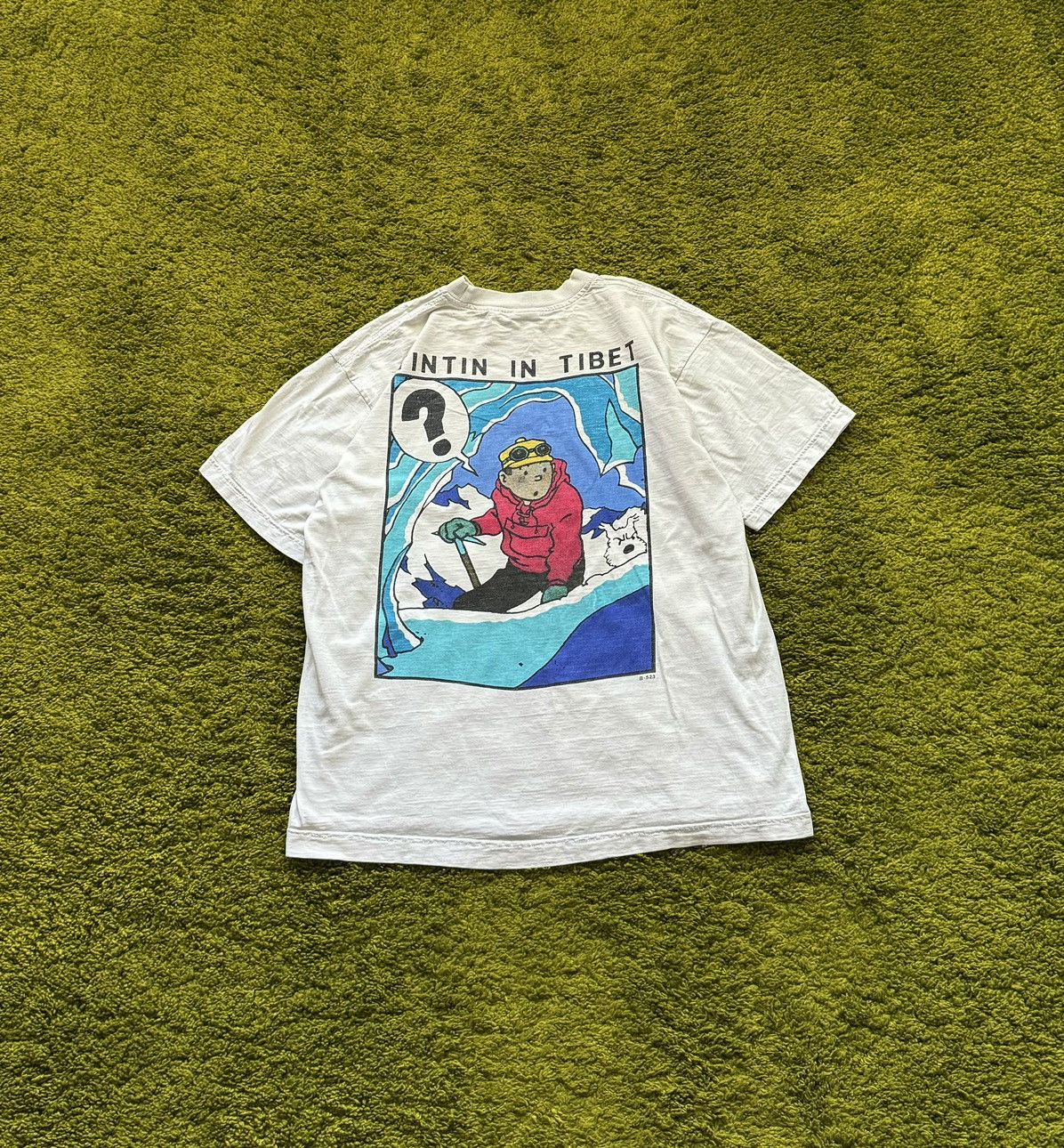 TinTin in Tibet 90s vintage official graphic t-shirt