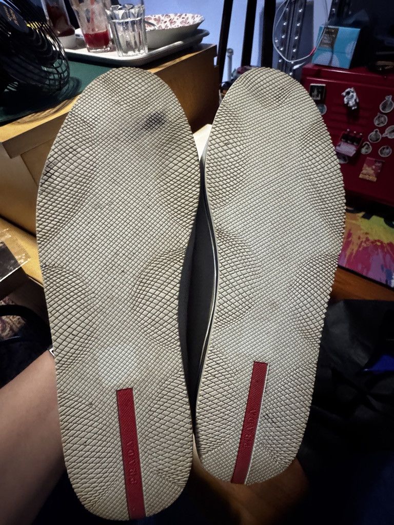 Prada Authentic Prada Suede Slip-Ons with box and dust bag Size US 7 / IT 37 - 11 Thumbnail
