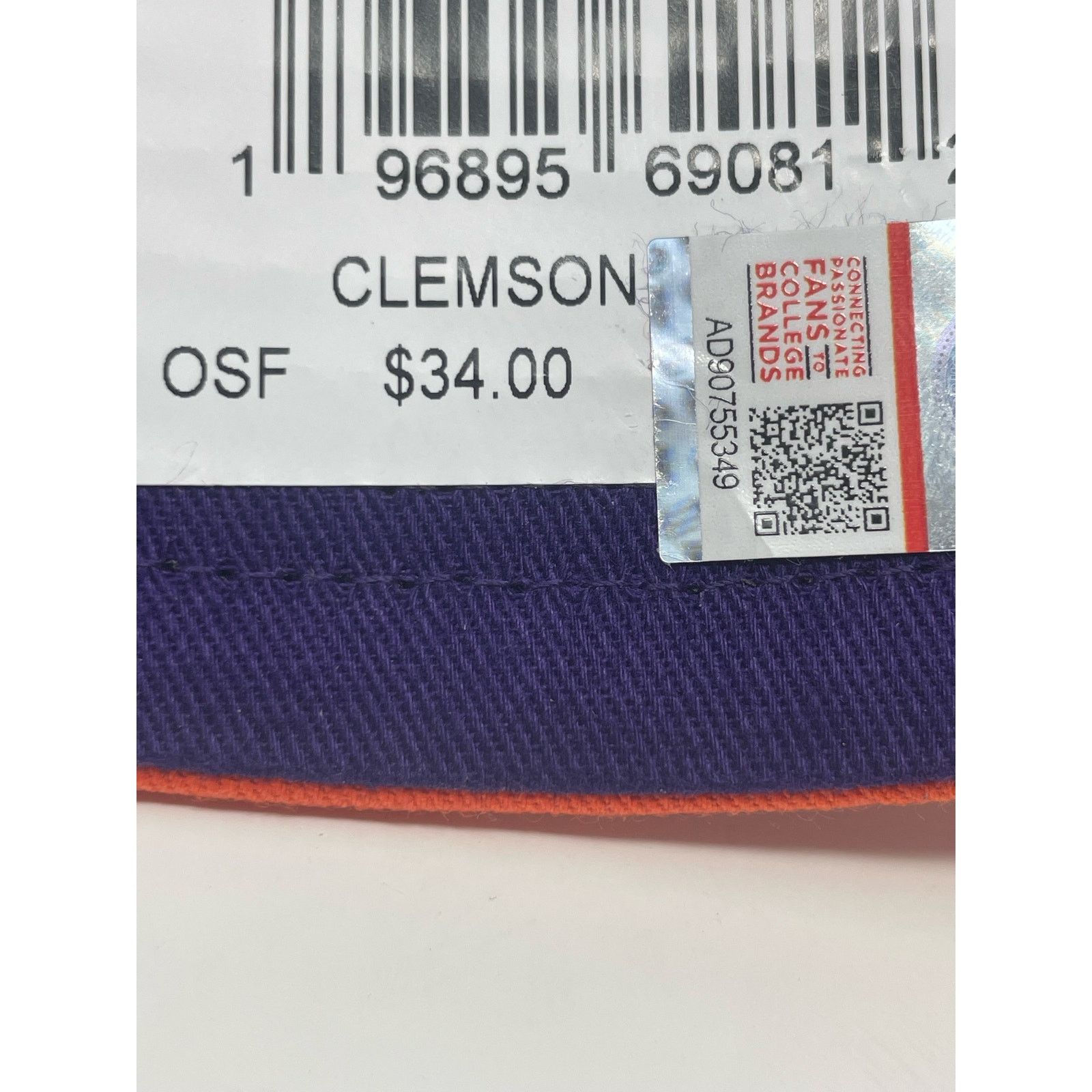 47 Brand Clemson Tigers Orange 47 Brand Snapback Adjustable Hat Cap Size ONE SIZE - 5 Thumbnail