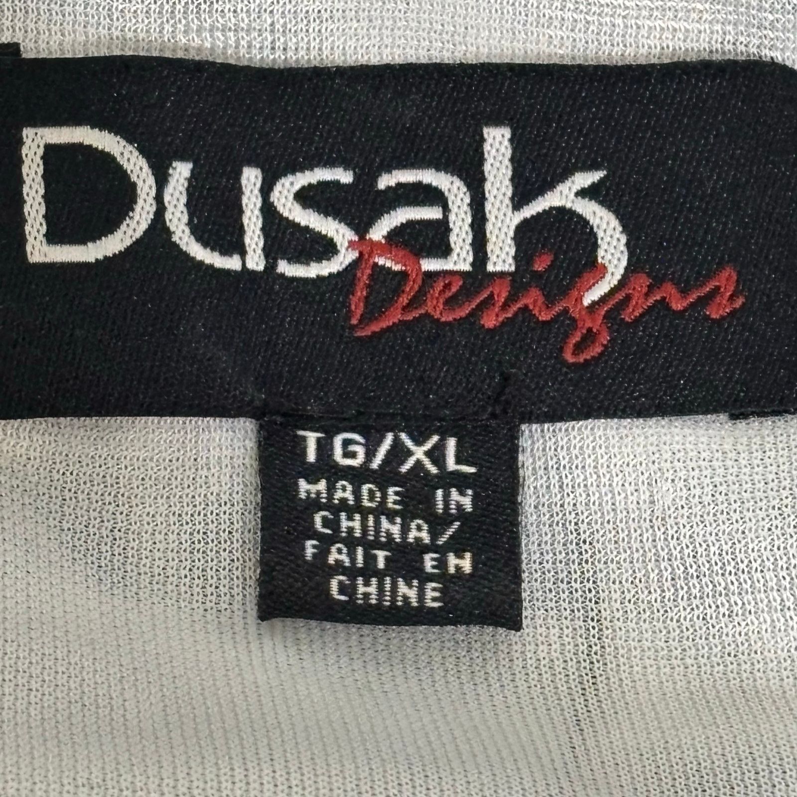 Other Dusak Designs Blue and White Layered Ruffle Blouse Size XL Size XL / US 12-14 / IT 48-50 - 5 Thumbnail