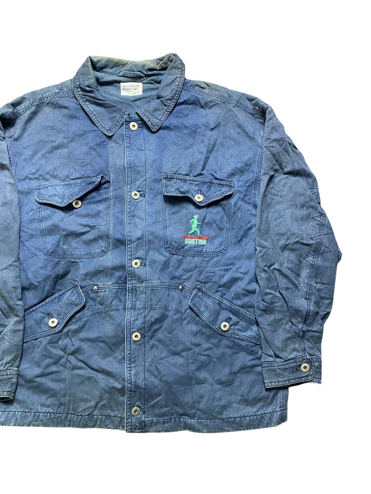 Vintage VINTAGE BENETTON F1 RACING JACKET Size US XXL / EU 58 / 5 - 4 Thumbnail