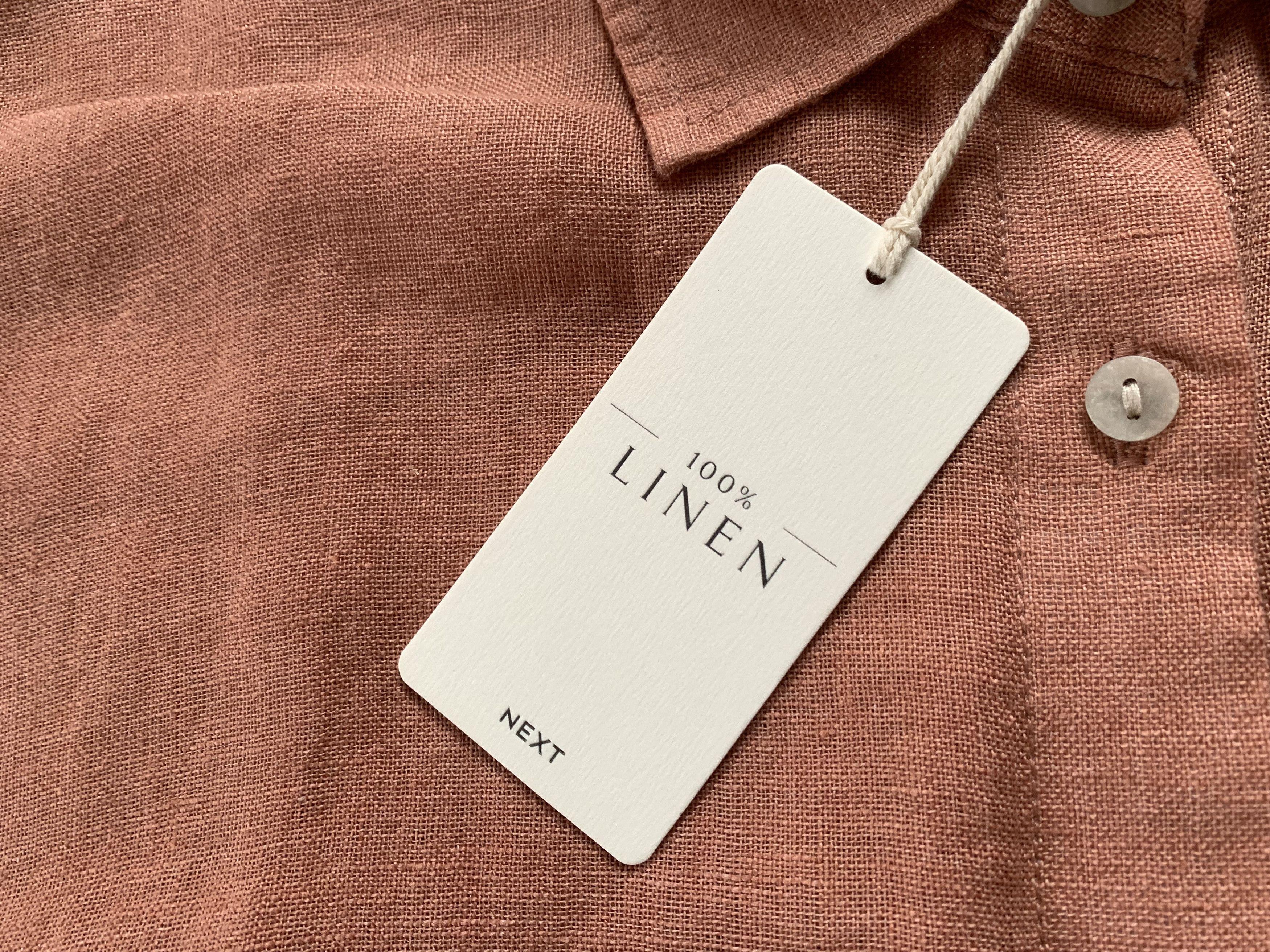 NEXT Men`s Next Linen Shirt Size US L / EU 52-54 / 3 - 5 Thumbnail