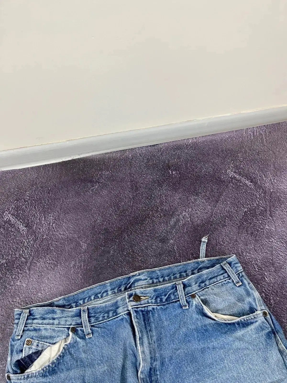 Dickies × Vintage Vintage Dickies Light Blue Faded Denim Work Hype Baggy Jeans Size US 38 / EU 54 - 9 Thumbnail