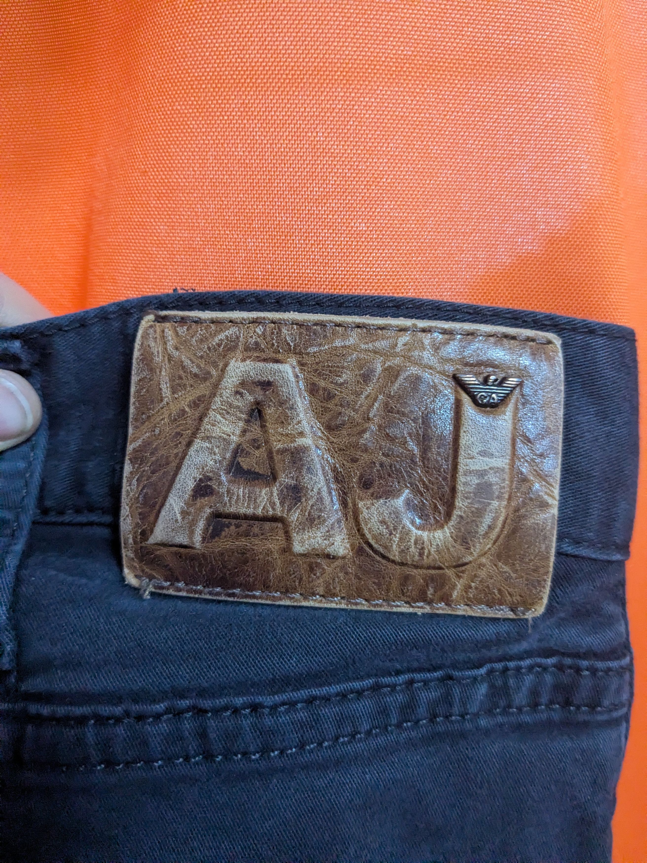 Armani Armani Jeans Black Denim Pants – W32, Stretch Cotton Size 26" / US 2 / IT 38 - 12 Thumbnail