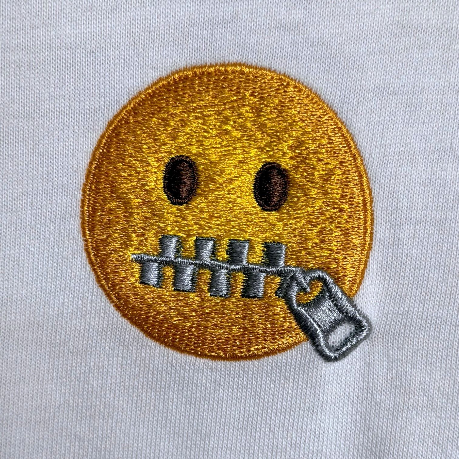 Apple I Visited the Apple Campus Zipper Face White Souvenir T L Size US L / EU 52-54 / 3 - 2 Thumbnail