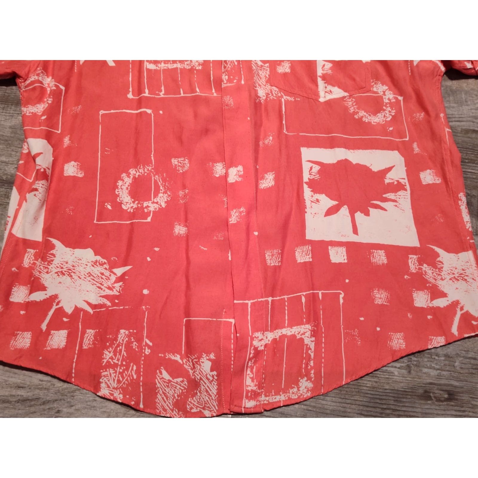 Vintage VINTAGE Stefano Conti Hawaiian Shirt Men’s Size L Short Sleeve Casual Summer Pink White All Seasons Size US L / EU 52-54 / 3 - 2 Thumbnail