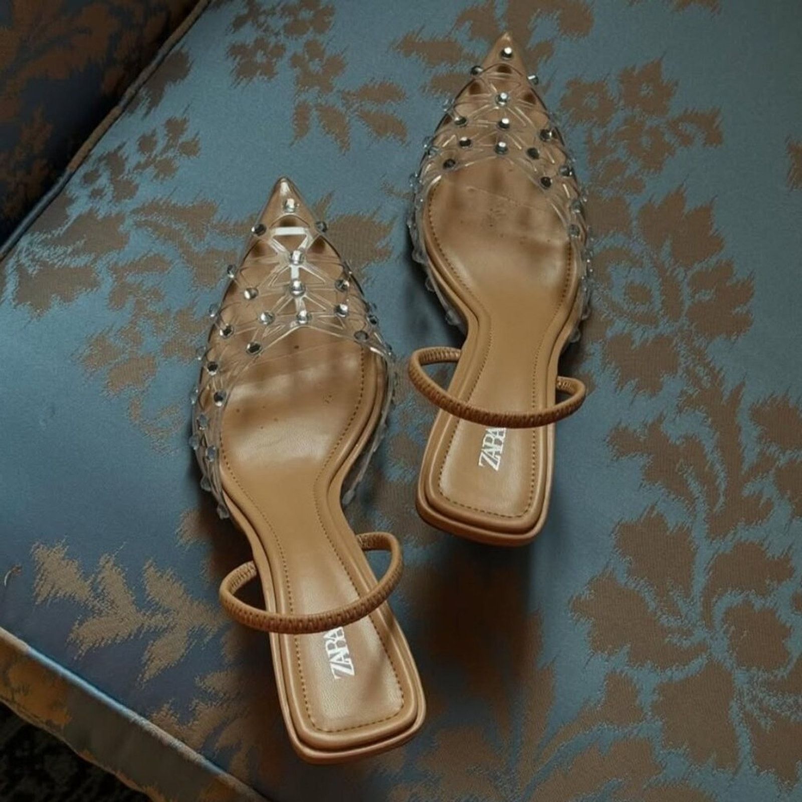 Zara ZARA Vinyl High Heels Size US 8 / IT 38 - 8 Thumbnail