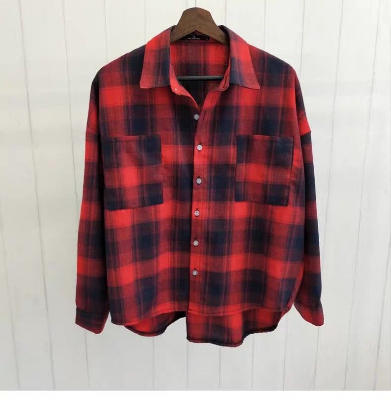 Designer Mid-Length Outwear Shirt Lazy Shirt Retro Style for Unisex Size US XL / EU 56 / 4 - 6 Thumbnail